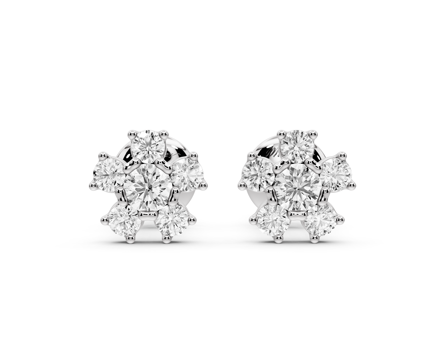 Margot Earrings White Gold