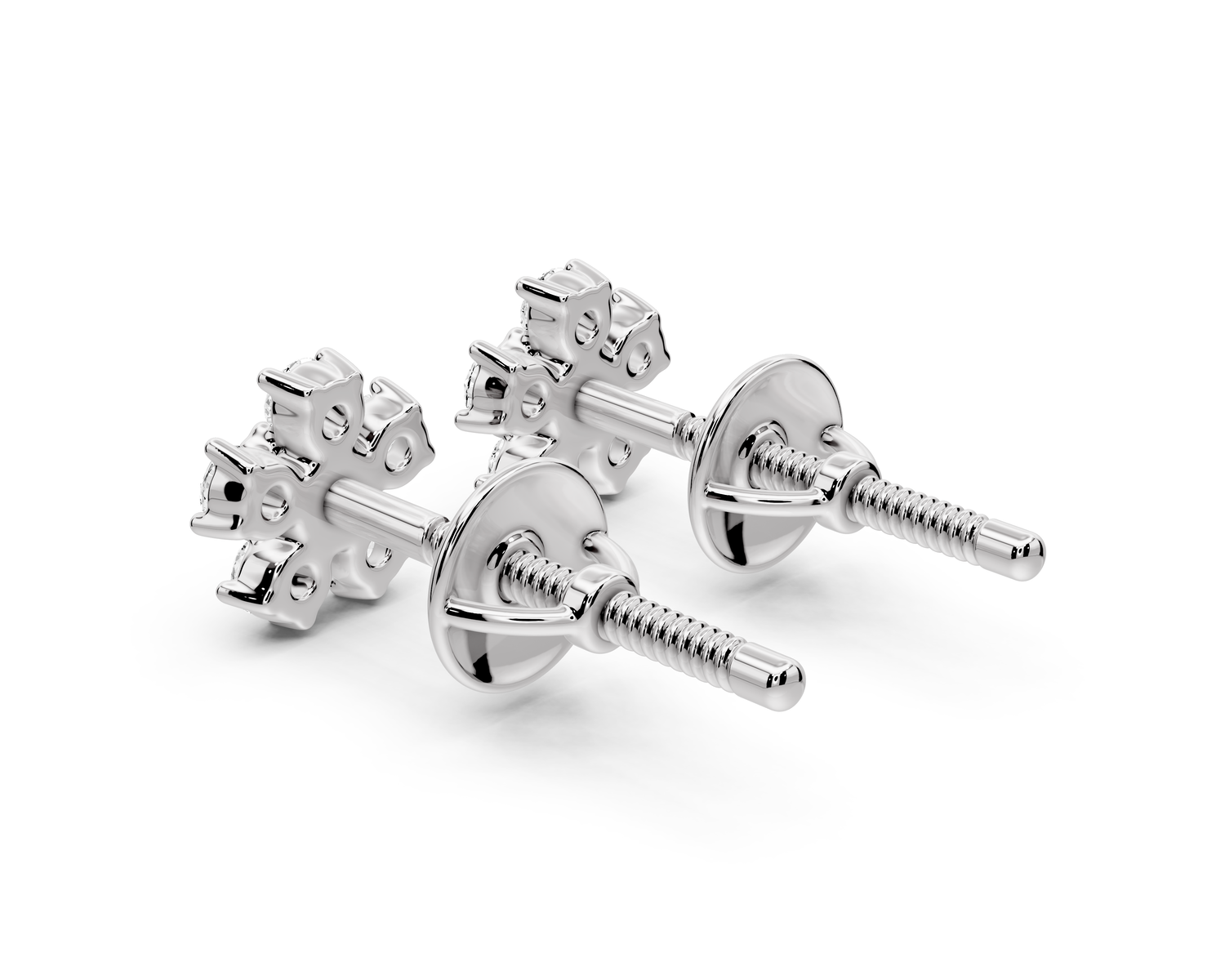 Margot Earrings White Gold
