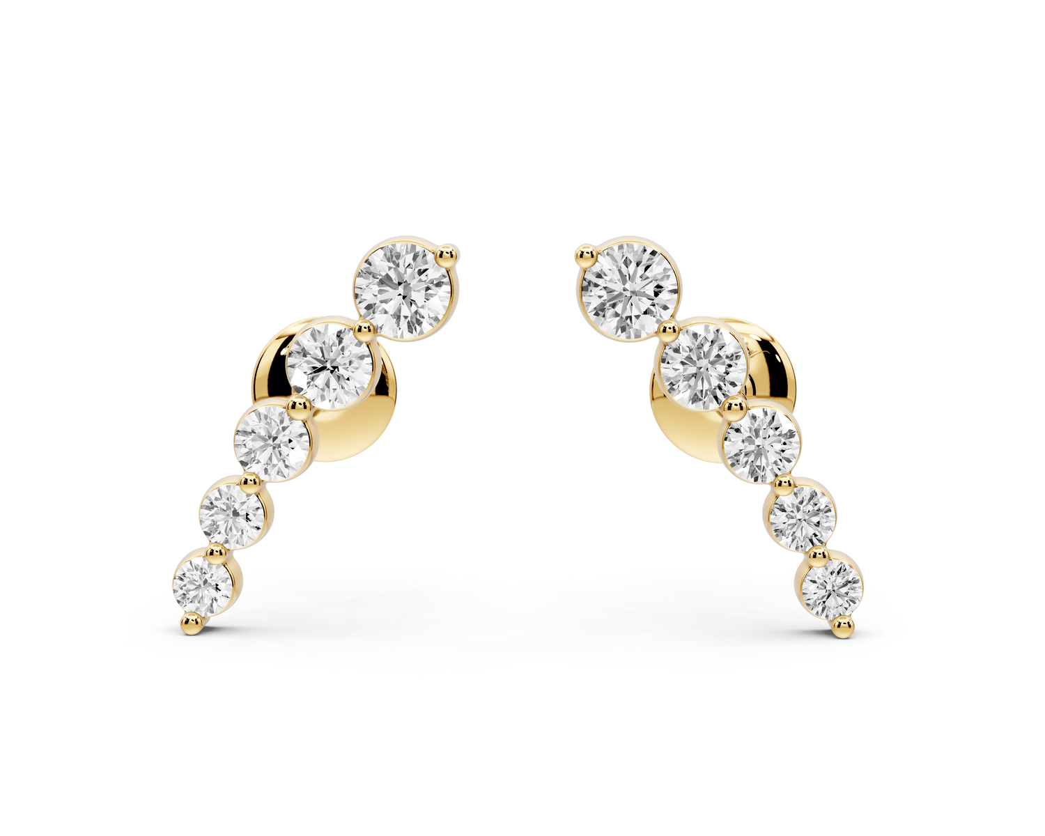 Daphne Earrings Yellow Gold