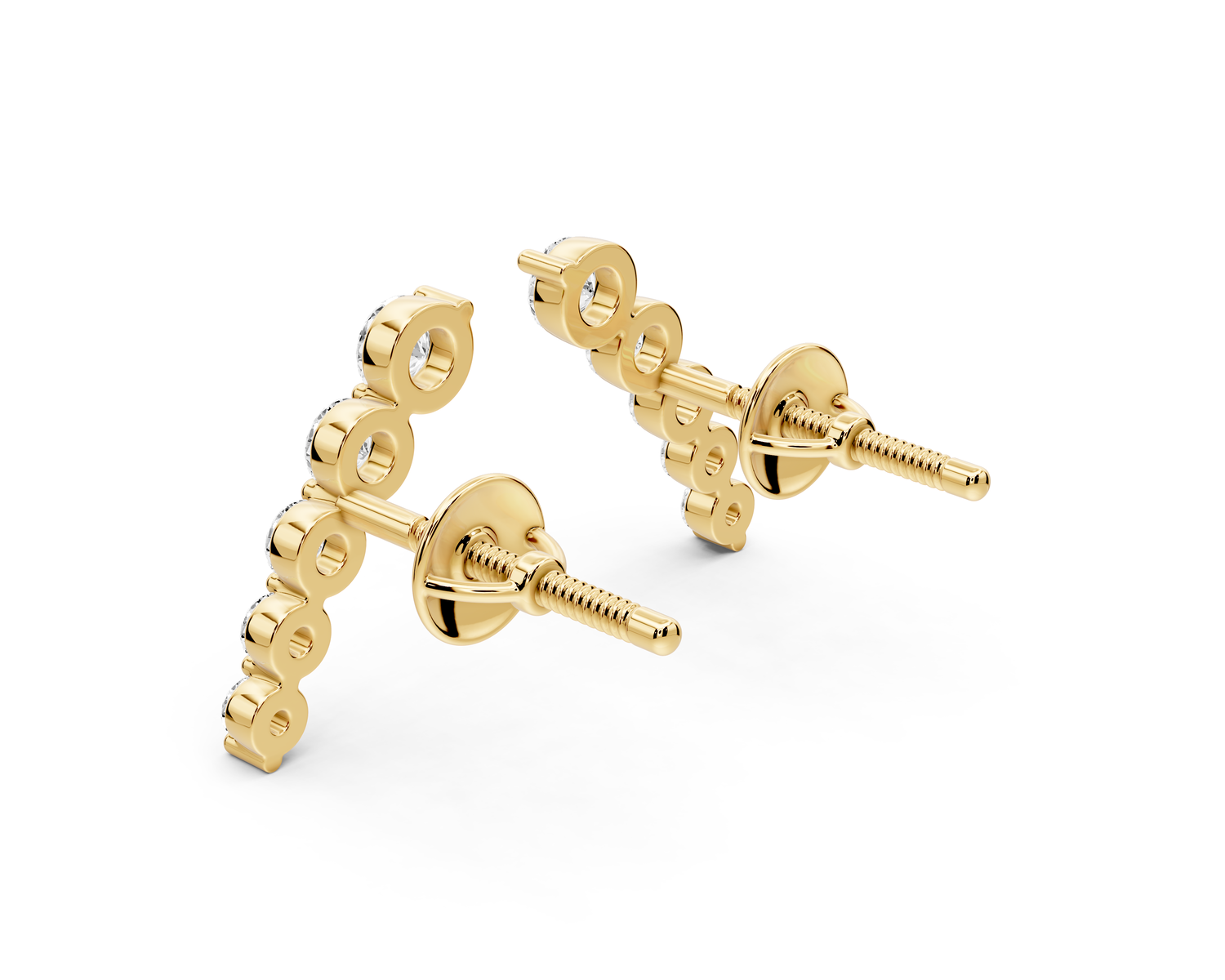 Daphne Earrings Yellow Gold