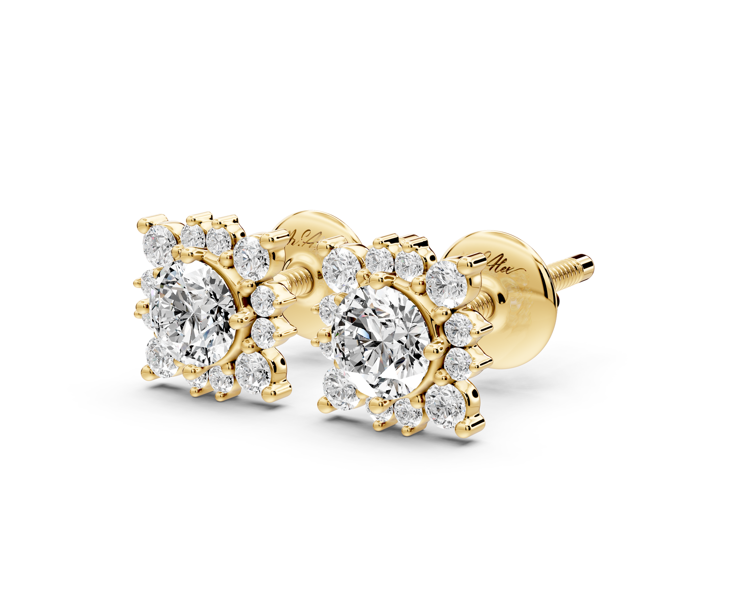 Maeve Earrings Yellow Gold