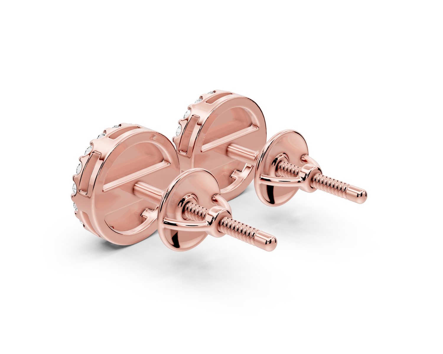 June Earrings Rose Gold