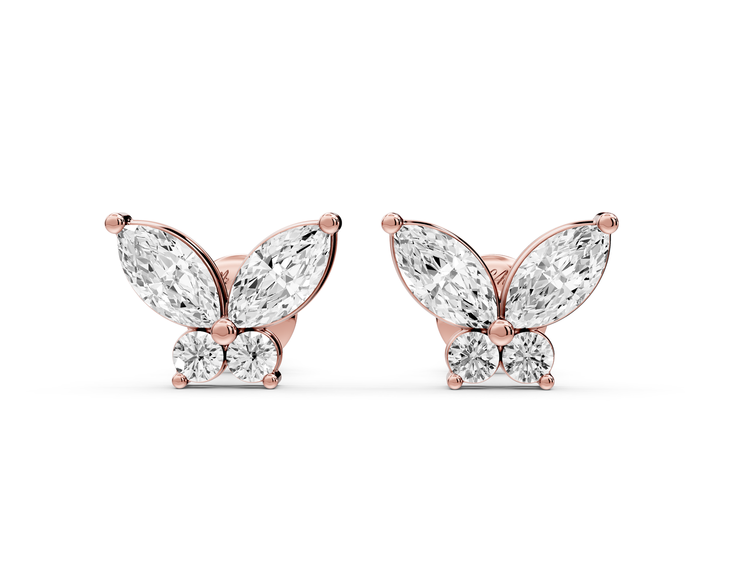 Paige Earrings Rose Gold