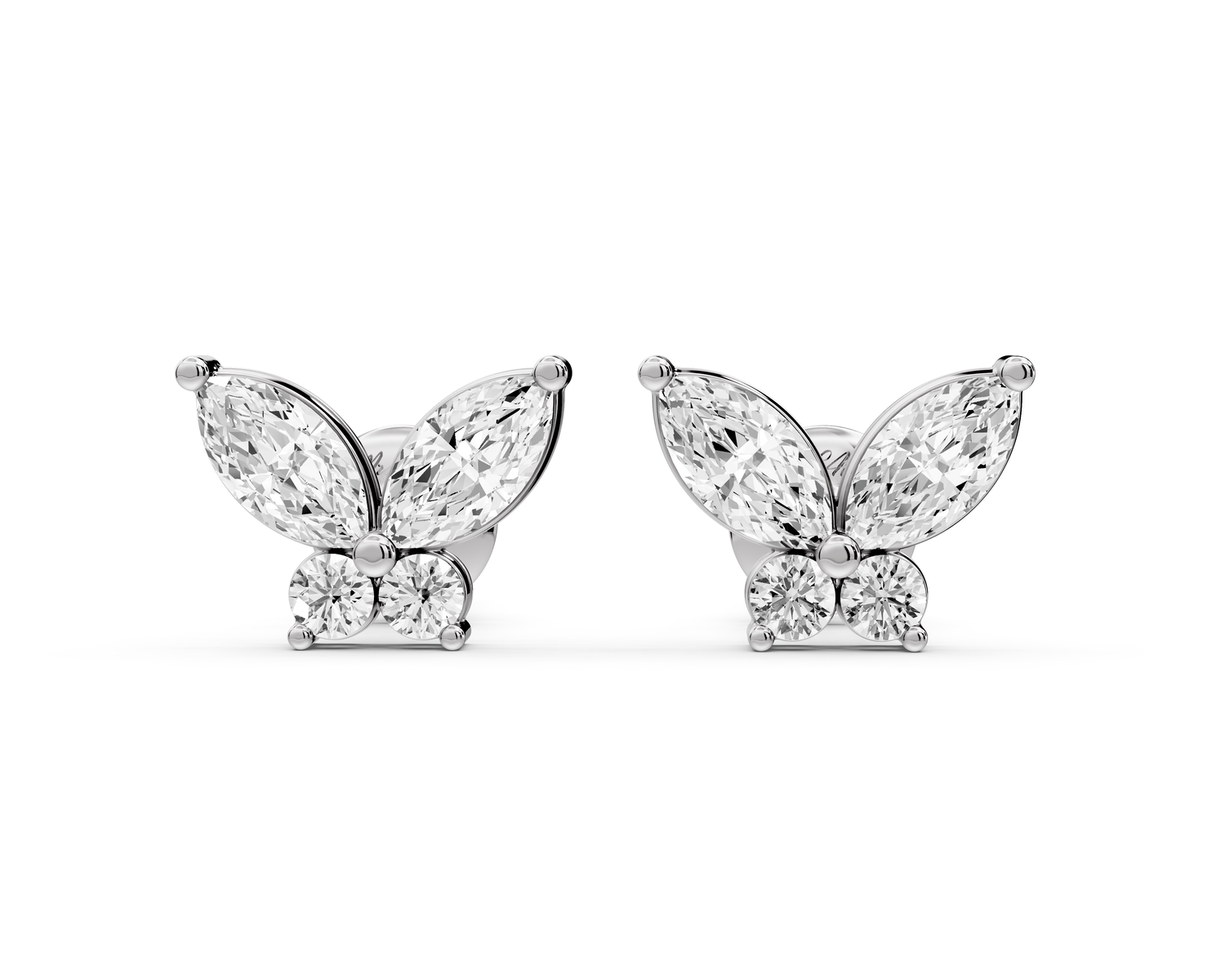 Paige Earrings White Gold