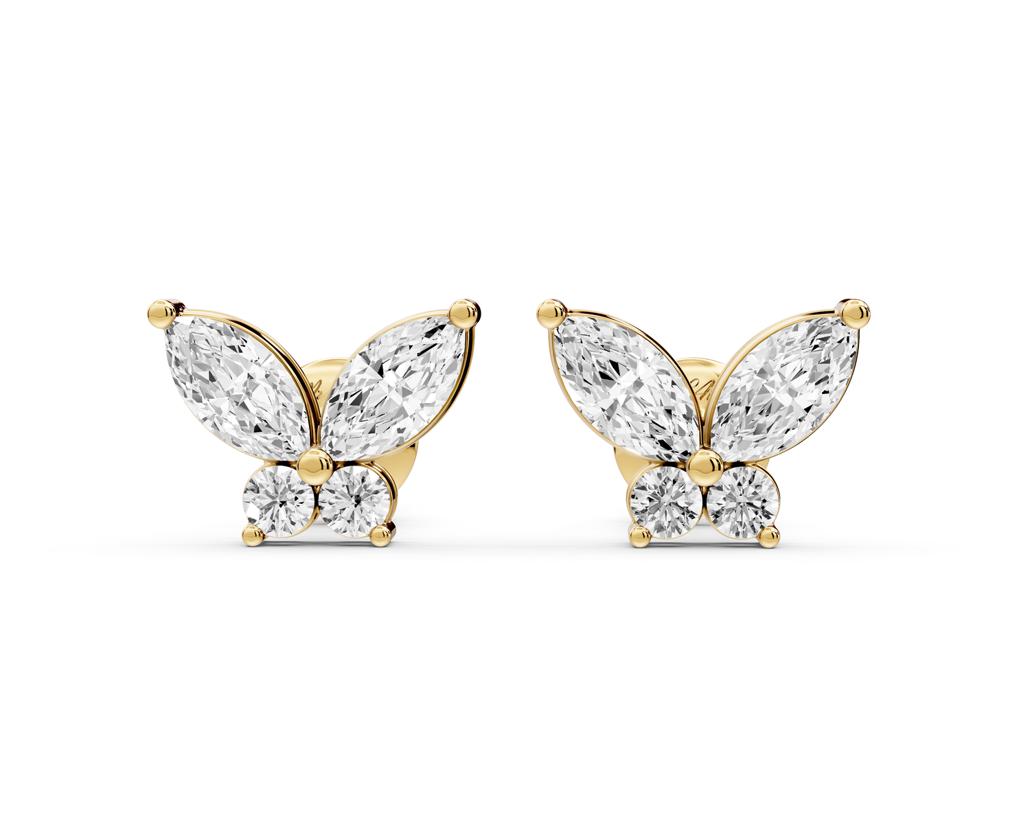 Paige Earrings Yellow Gold
