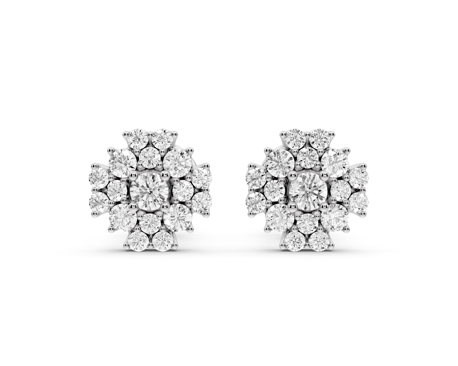 Skye Earrings White Gold