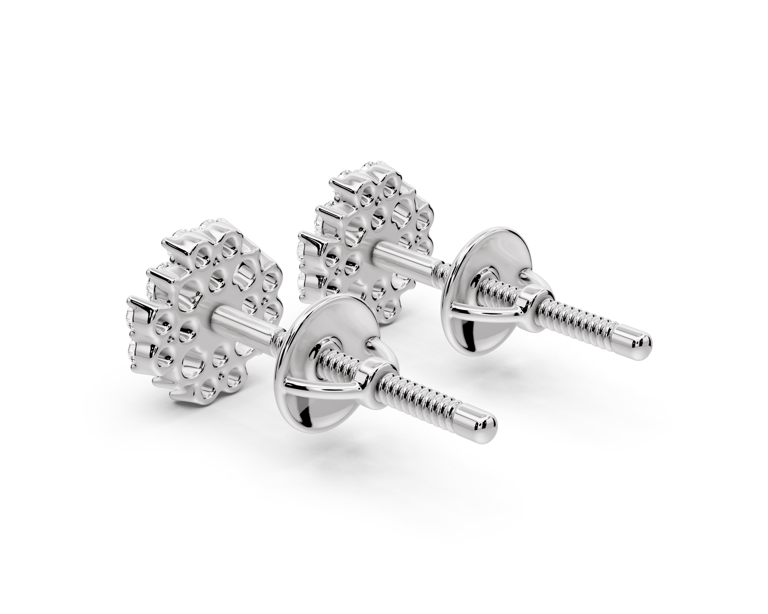 Skye Earrings White Gold