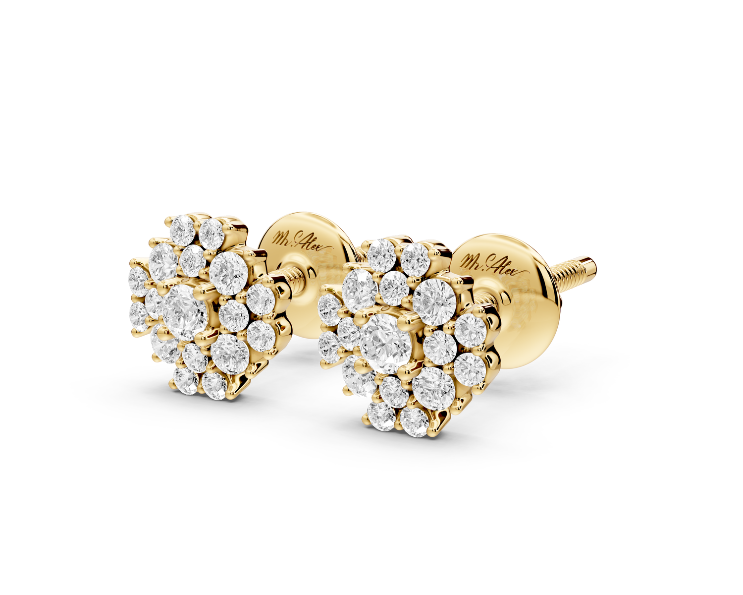 Skye Earrings Yellow Gold