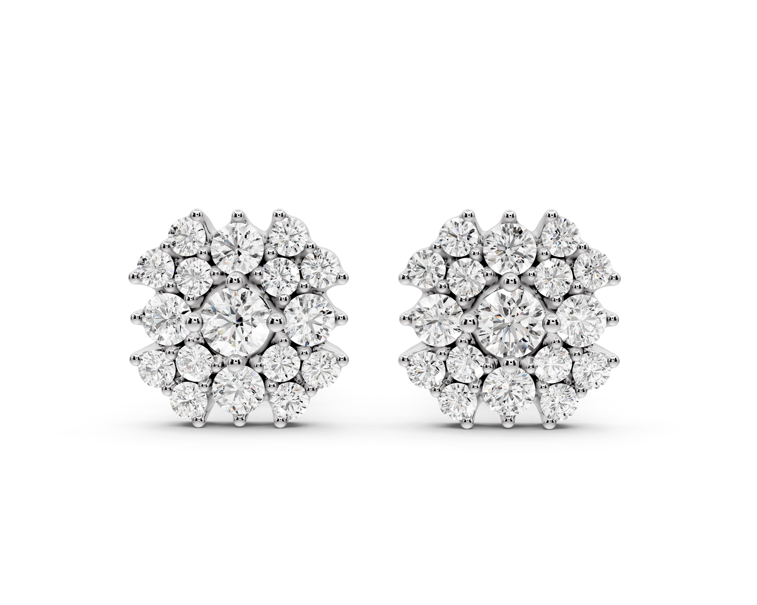 Reese Earrings White Gold