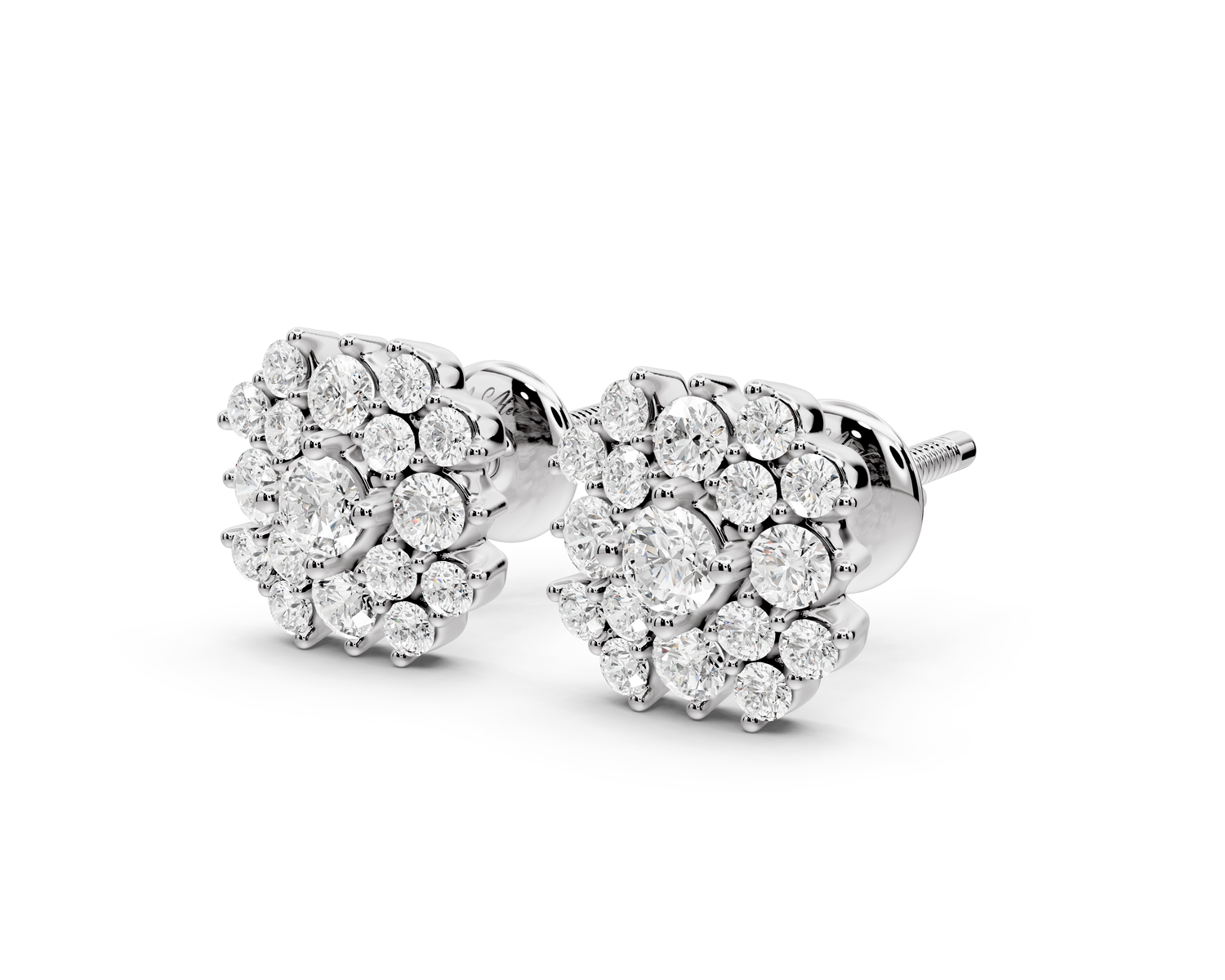 Reese Earrings White Gold