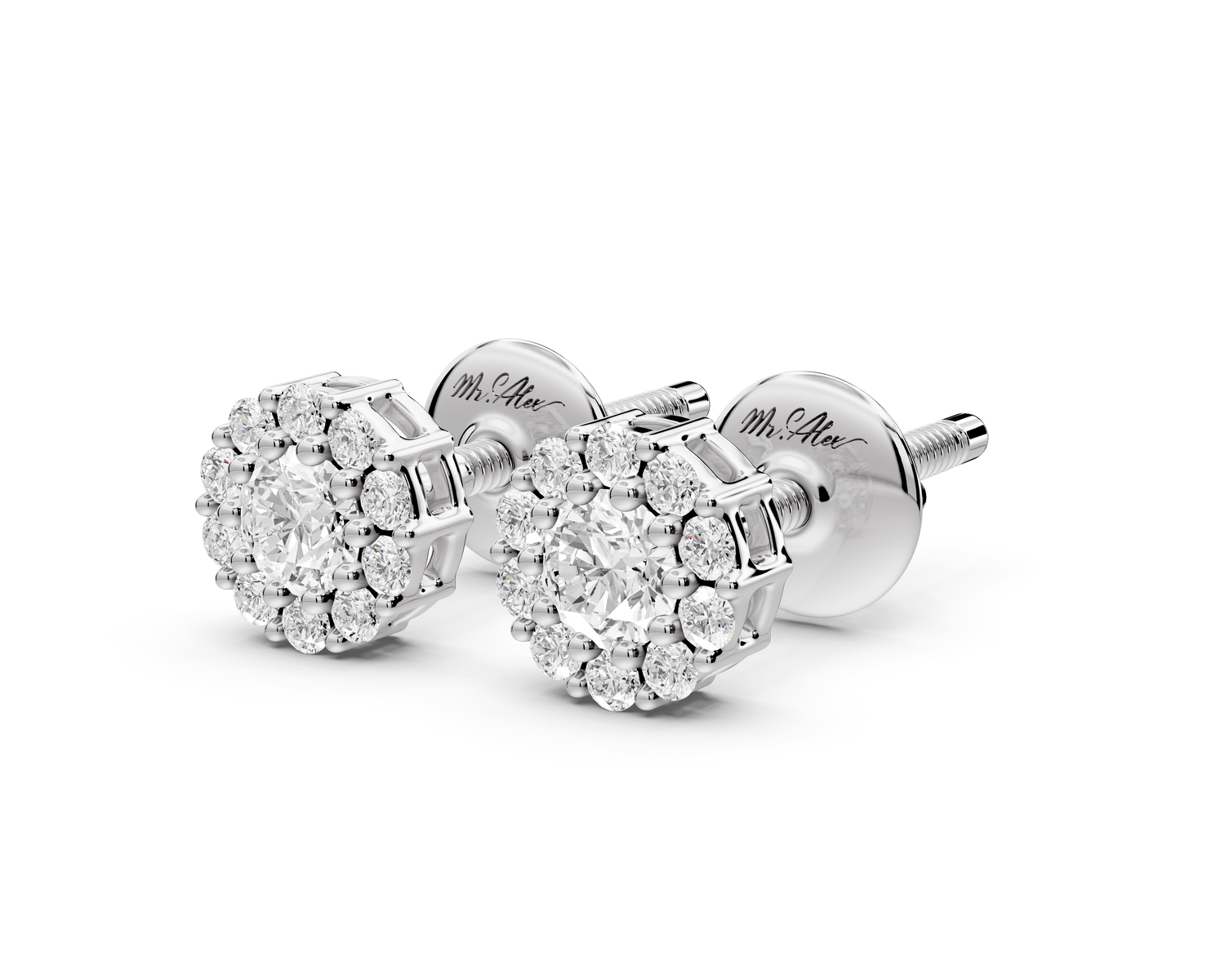 Blaire Earrings White Gold