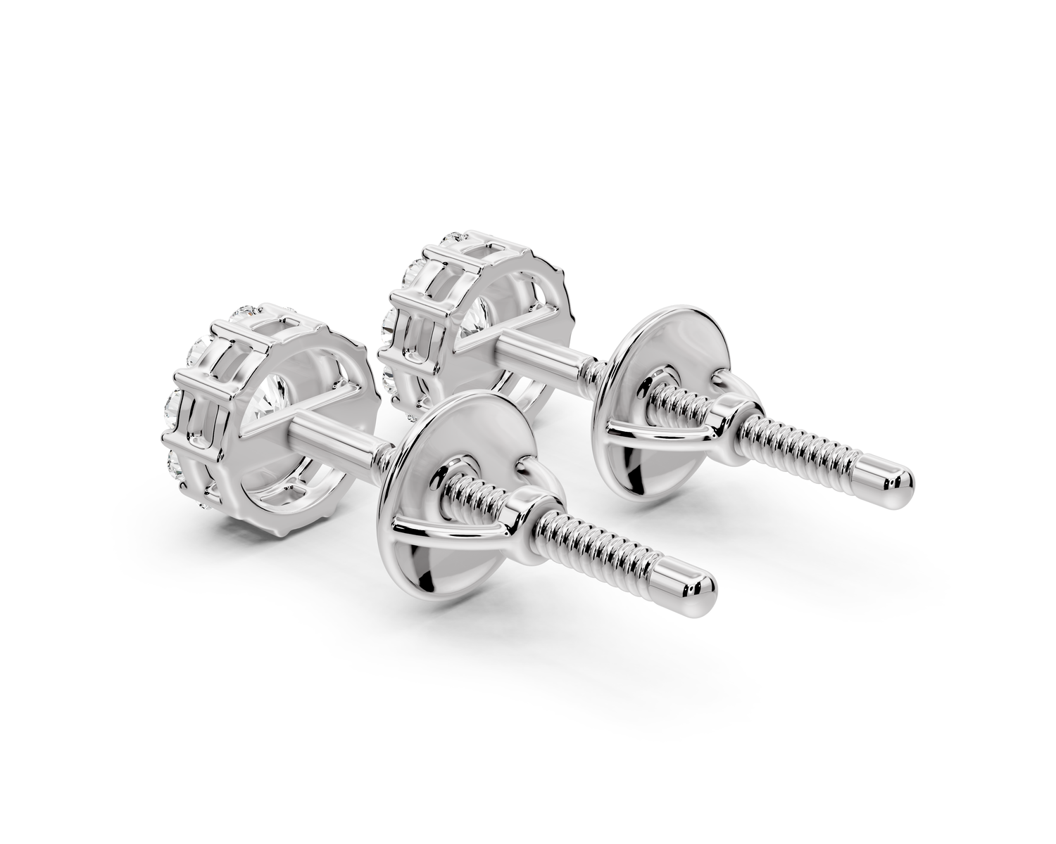Blaire Earrings White Gold