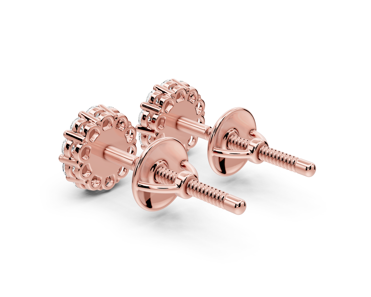 Tess Earrings Rose Gold