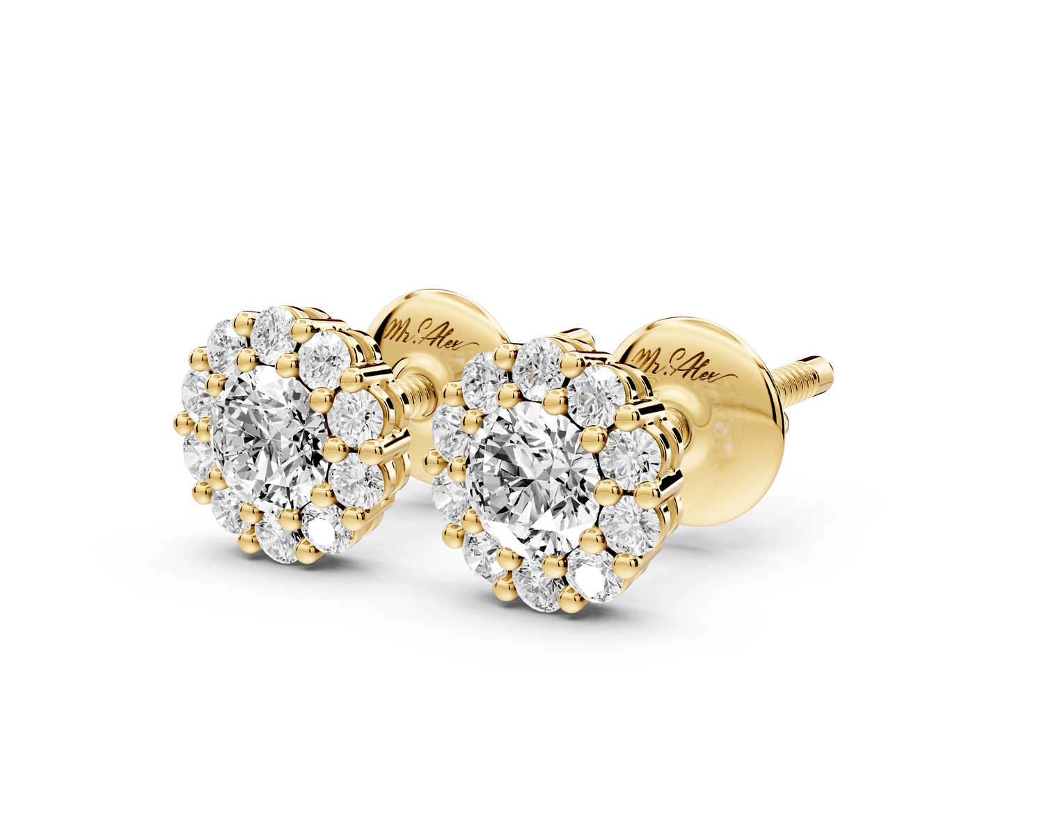 Tess Earrings Yellow Gold