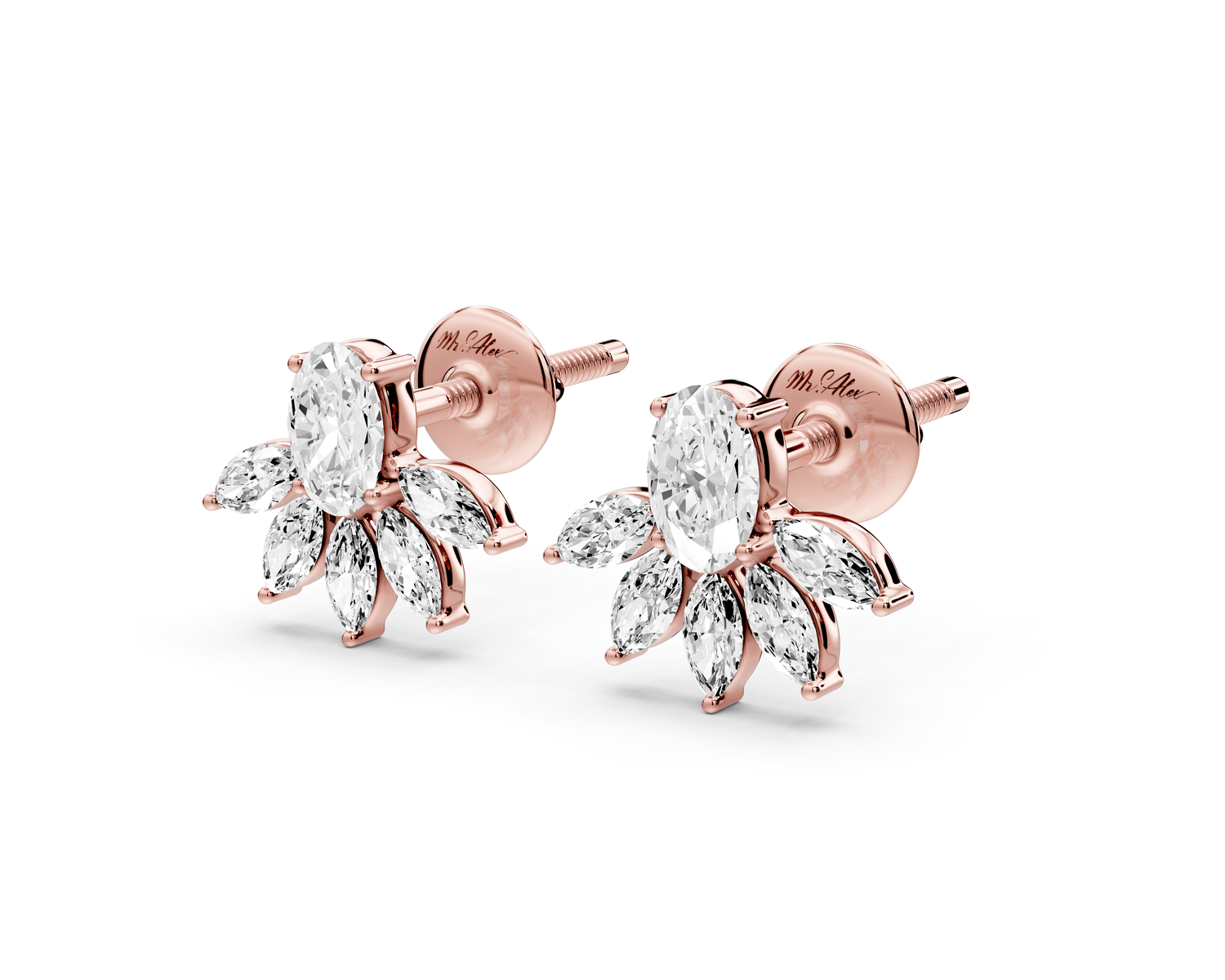 Lexi Earrings Rose Gold