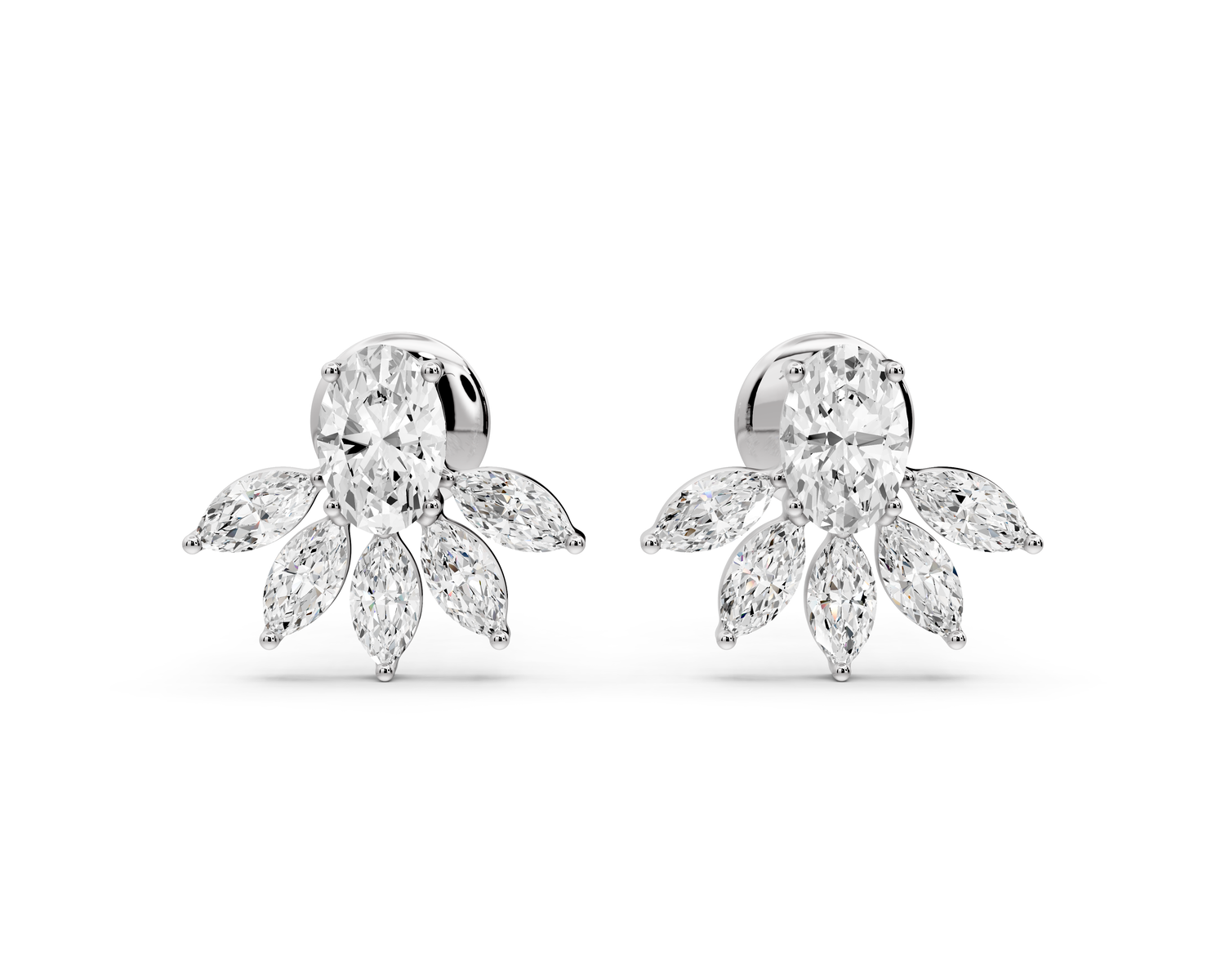 Lexi Earrings White Gold
