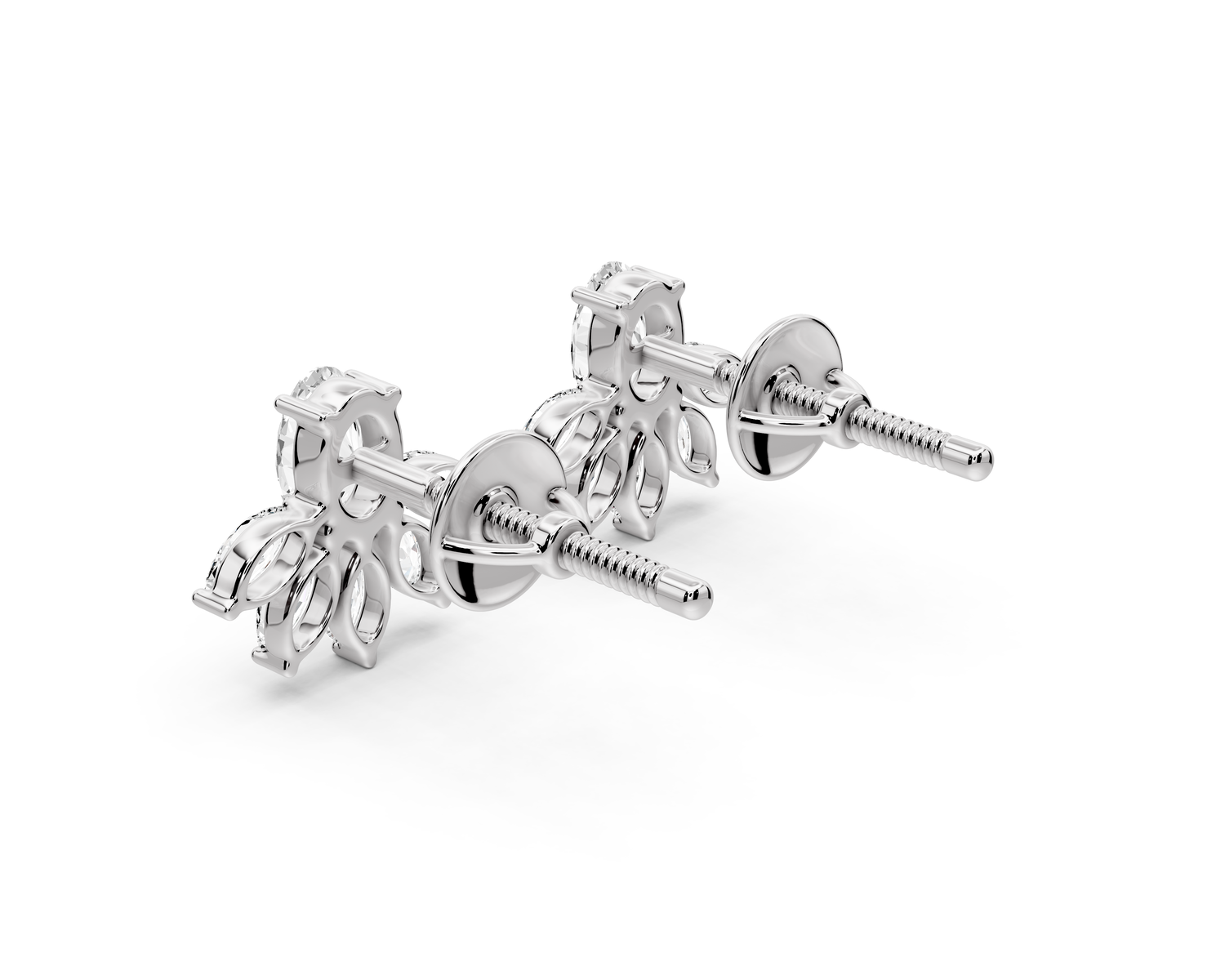 Lexi Earrings White Gold