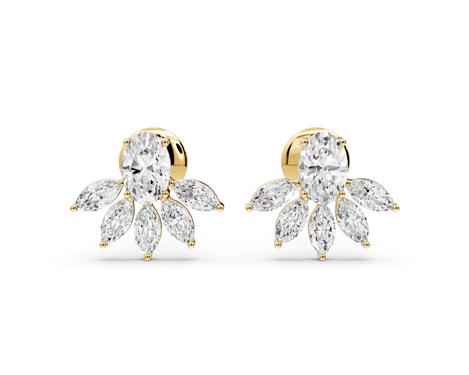 Lexi Earrings Yellow Gold
