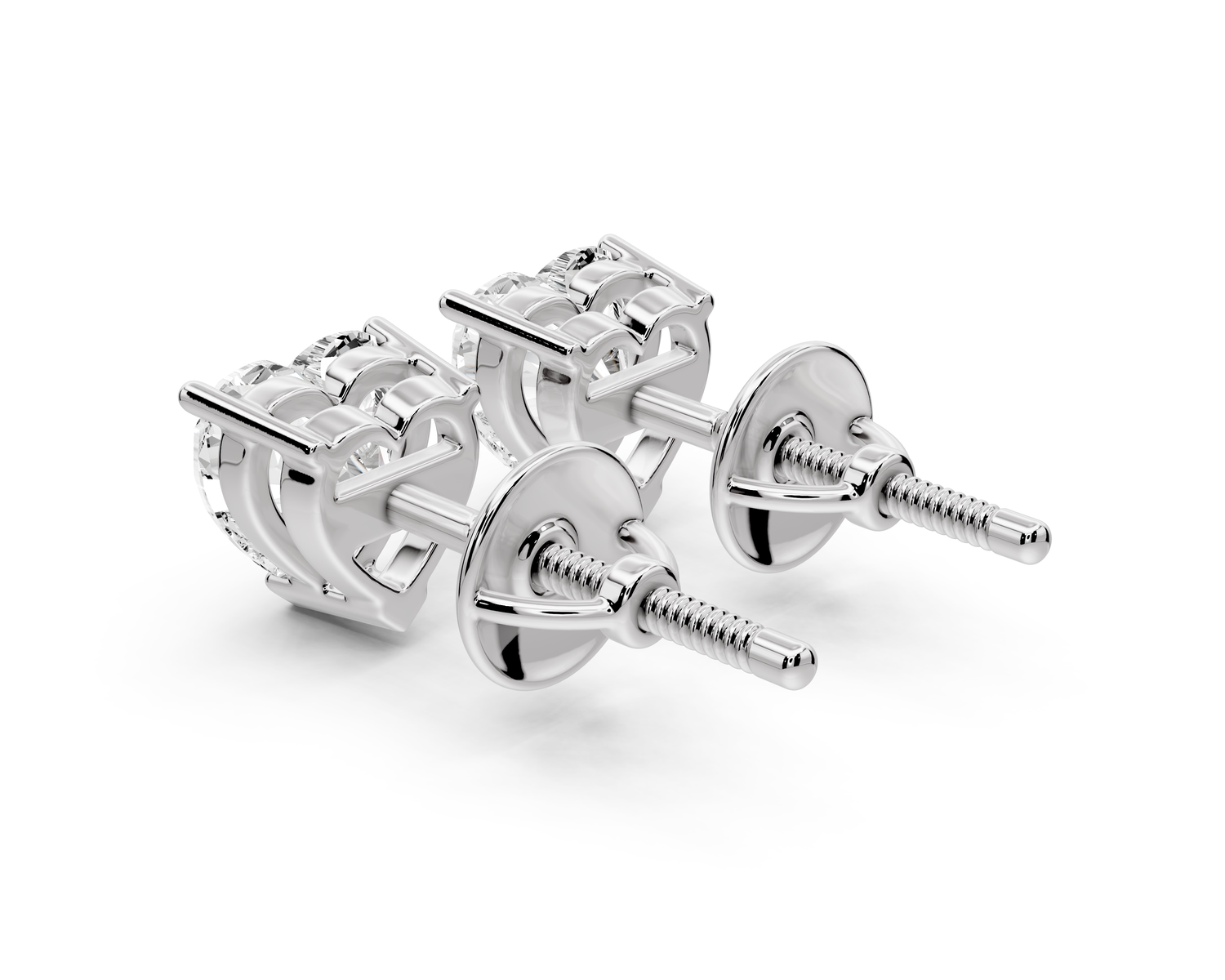 Kira Earrings White Gold