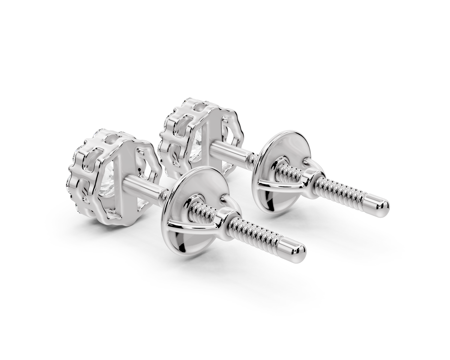 Lana Earrings White Gold