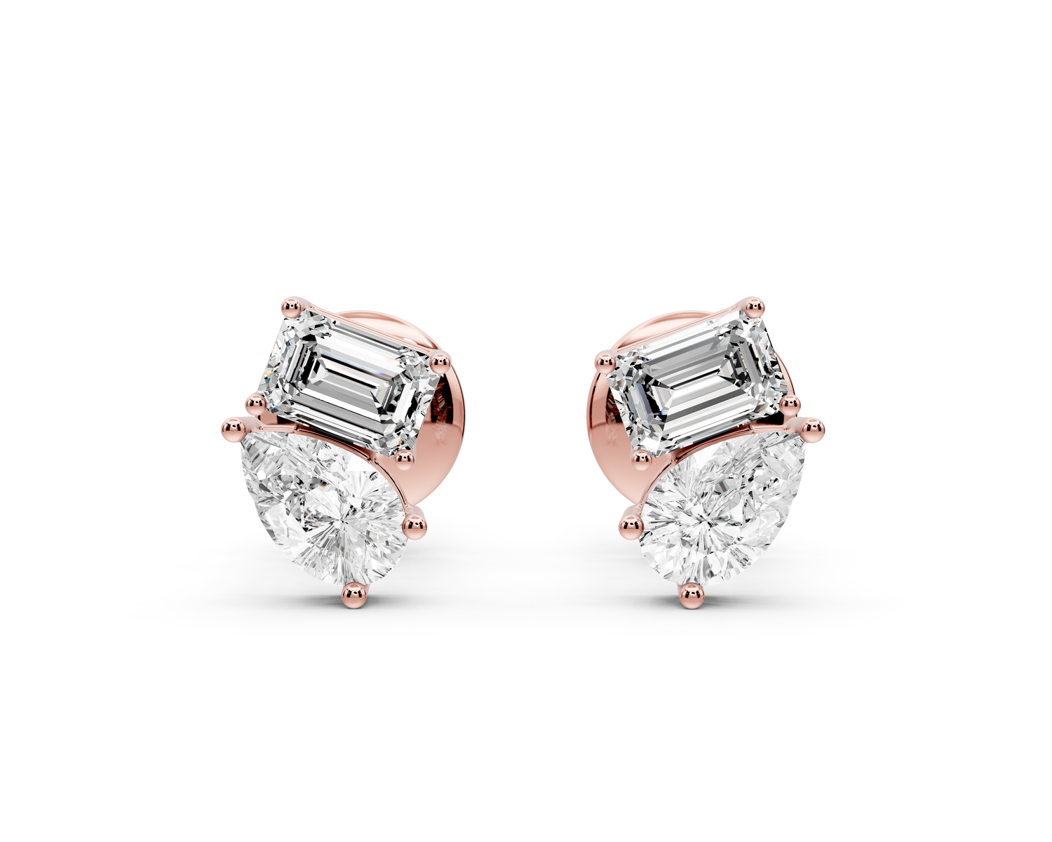 Gia Earrings Rose Gold