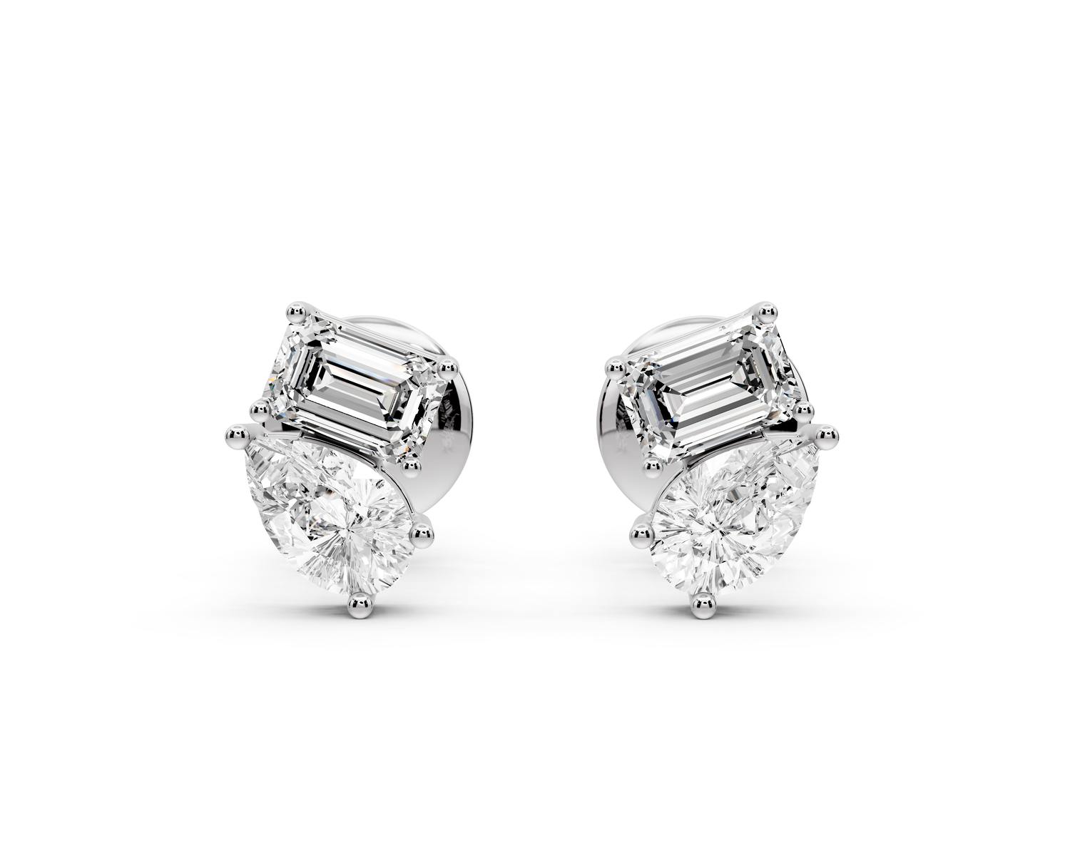 Gia Earrings White Gold