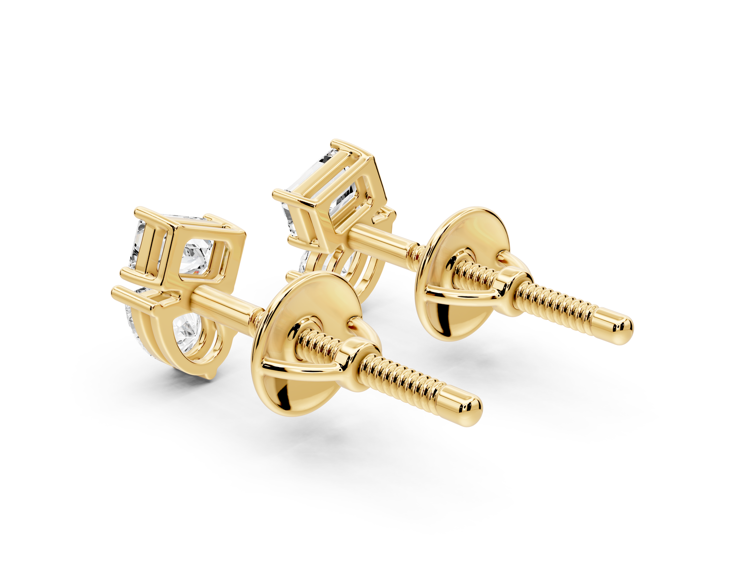 Gia Earrings Yellow Gold
