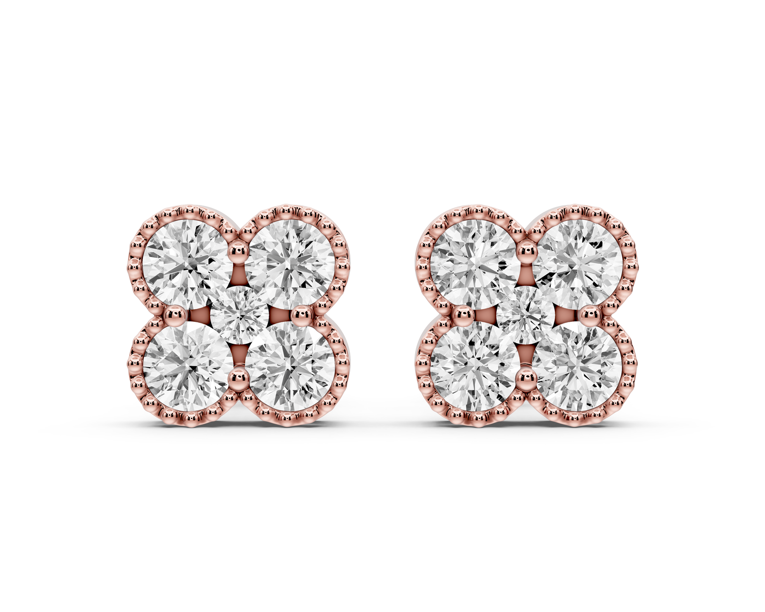 Mia Earrings Rose Gold