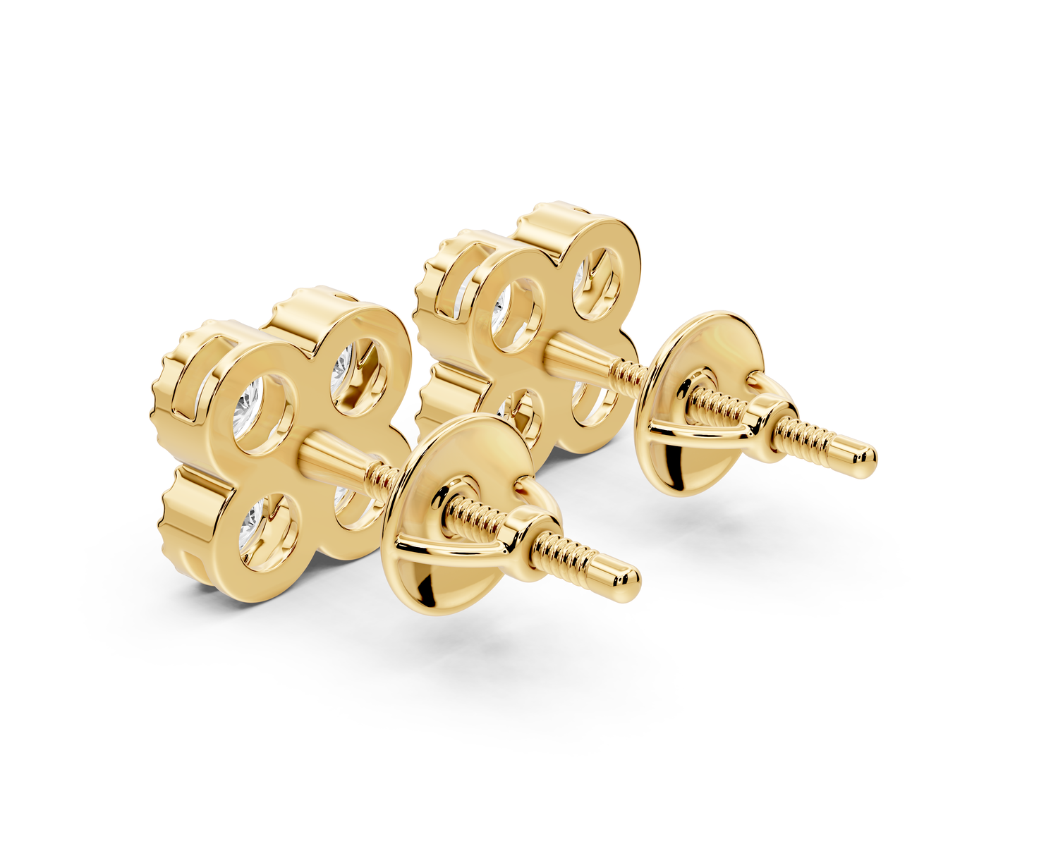 Mia Earrings Yellow Gold