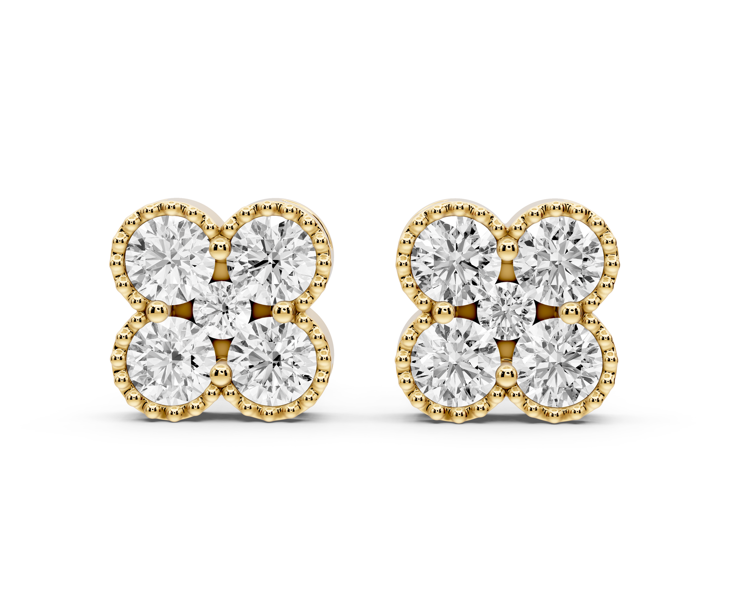 Zoe Earrings Yellow Gold