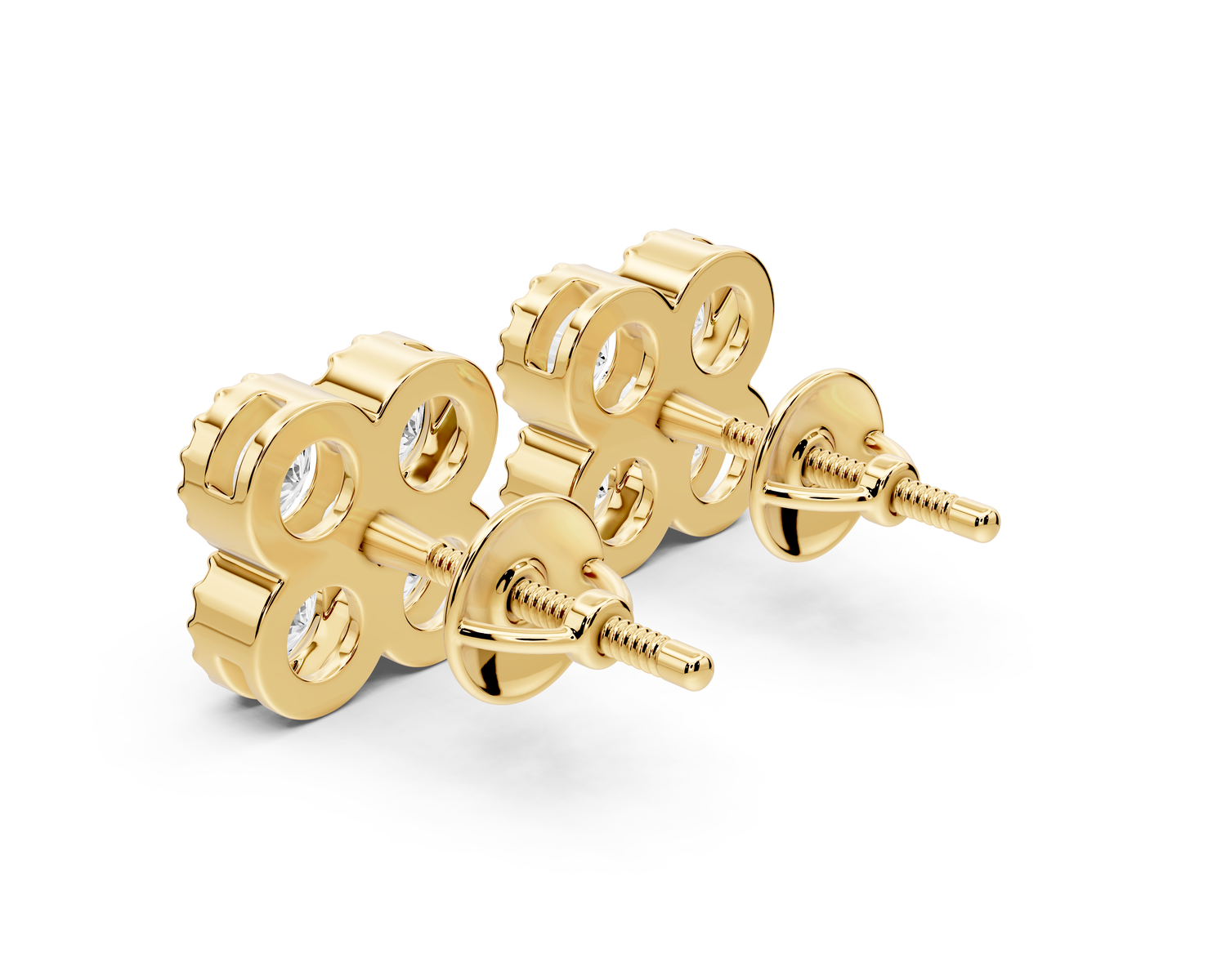 Zoe Earrings Yellow Gold