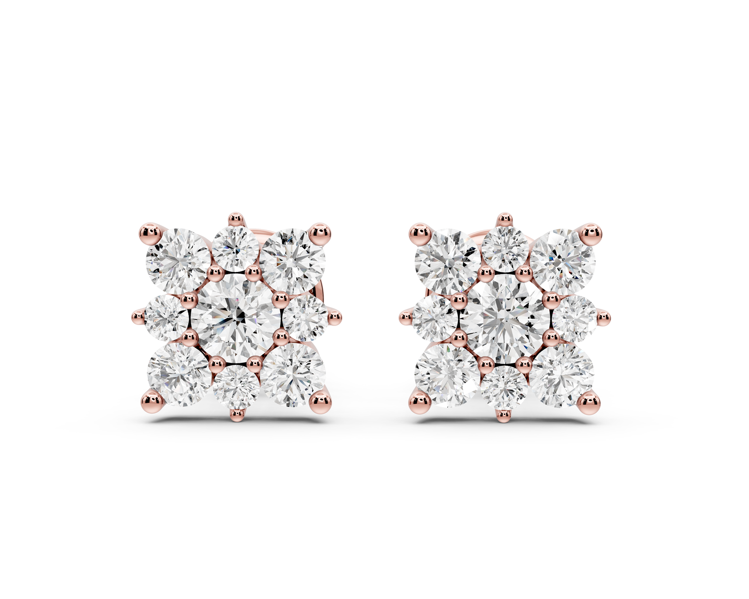 Lily Earrings Rose Gold
