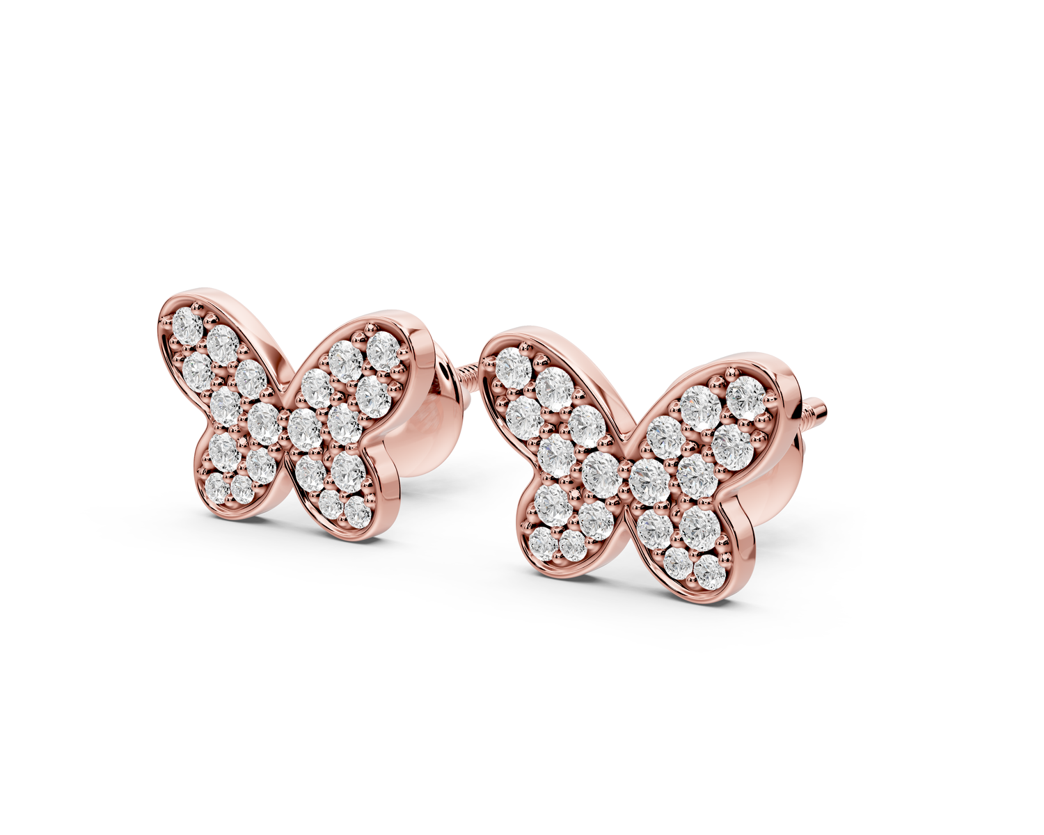 Chloe Earrings Rose Gold