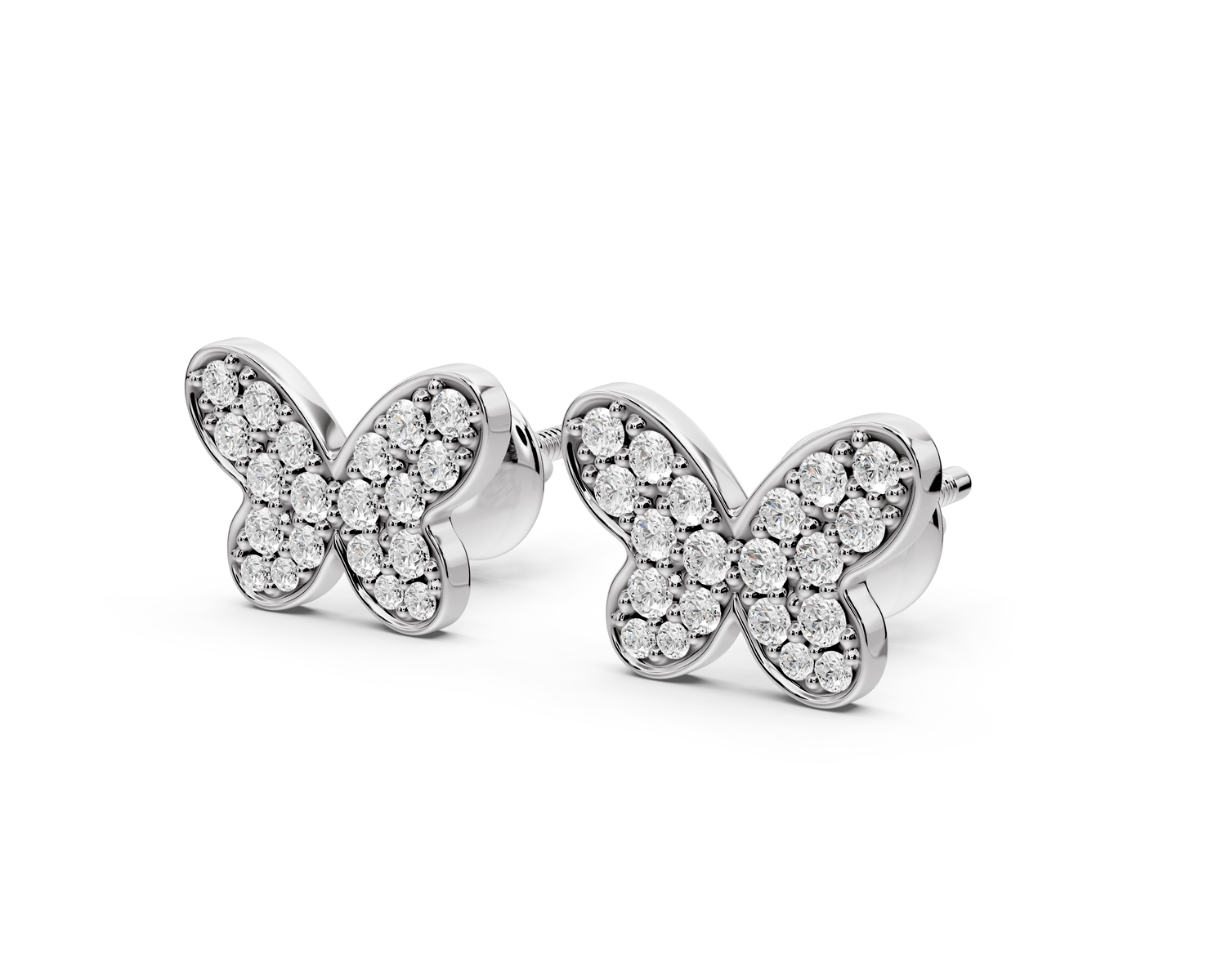 Chloe Earrings White Gold