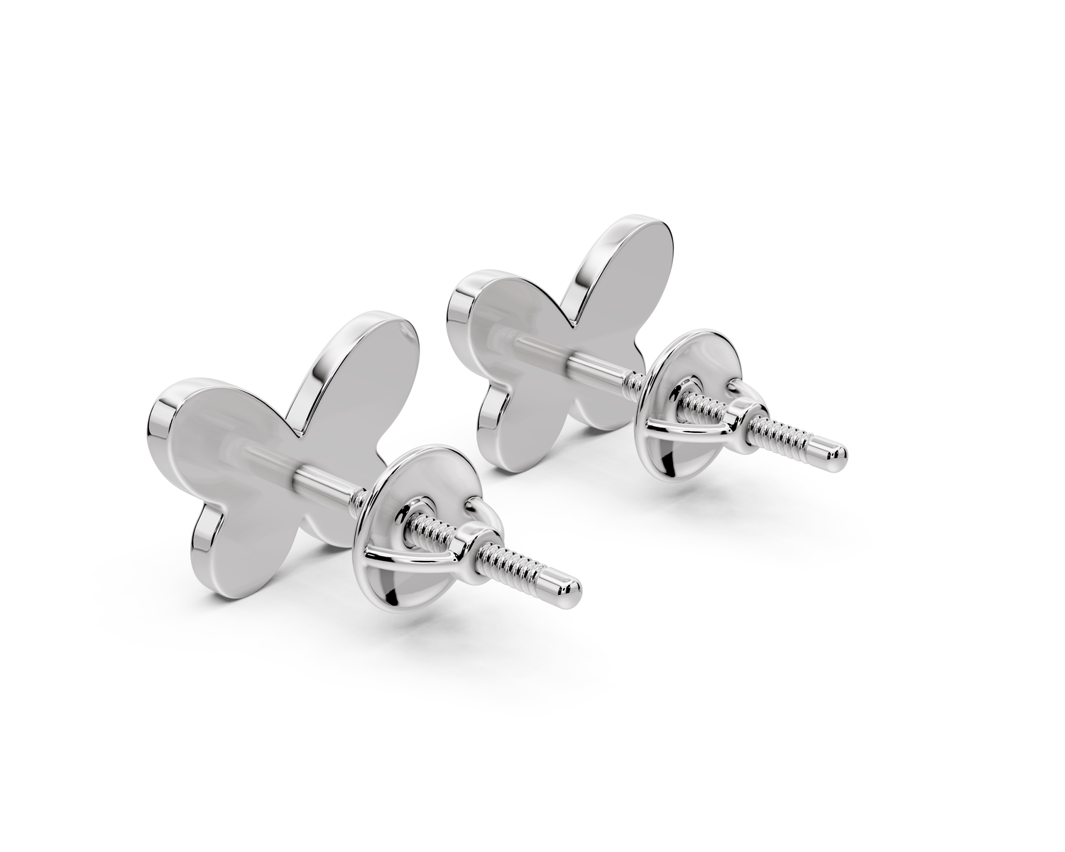 Chloe Earrings White Gold