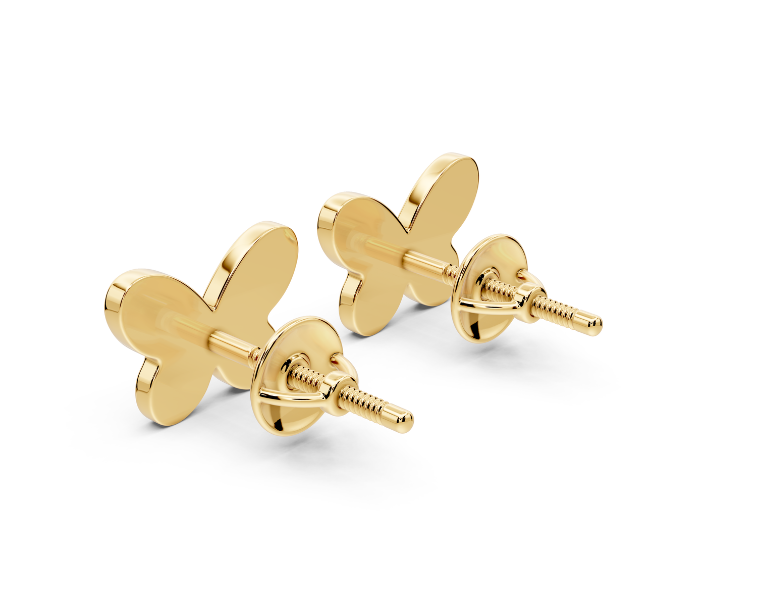 Chloe Earrings Yellow Gold