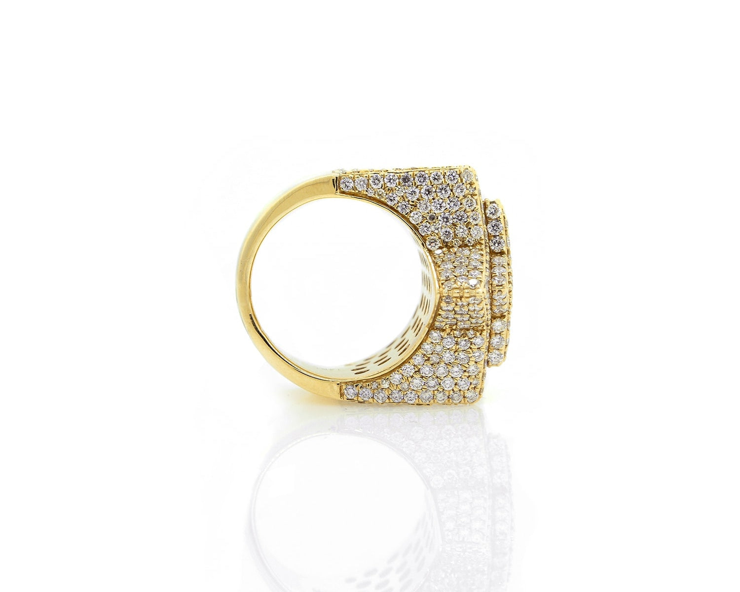 14K Diamond Star Ring 7.50ct