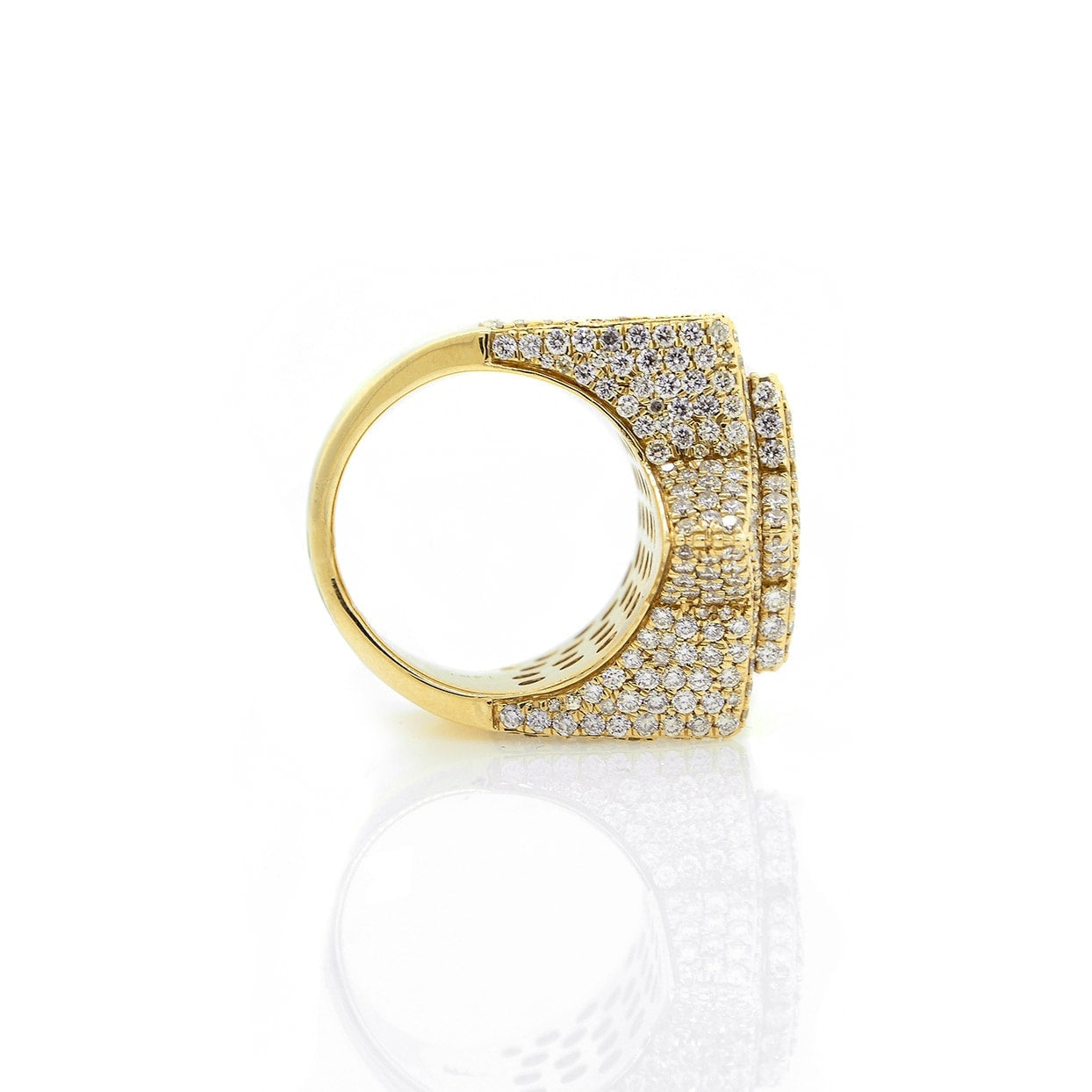 14K Diamond Star Ring 7.50ct