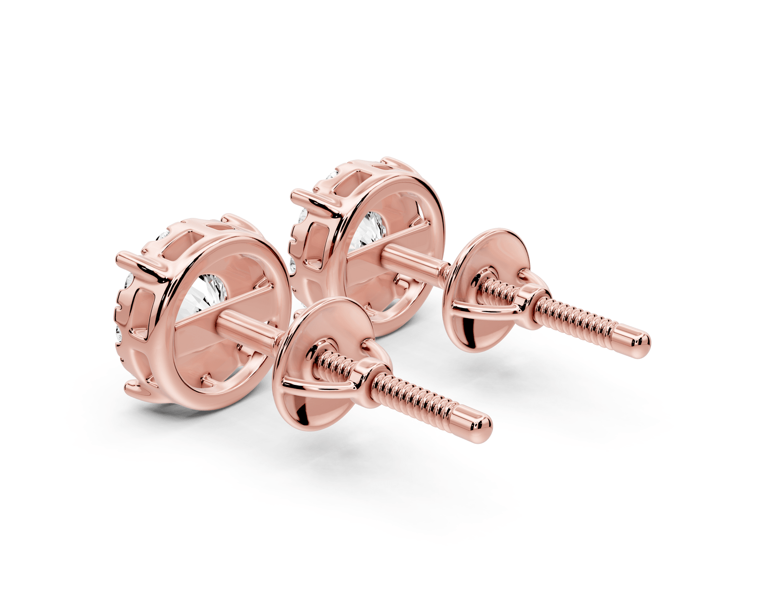 Amber Earrings Rose Gold - Mr. Alex Jewelry