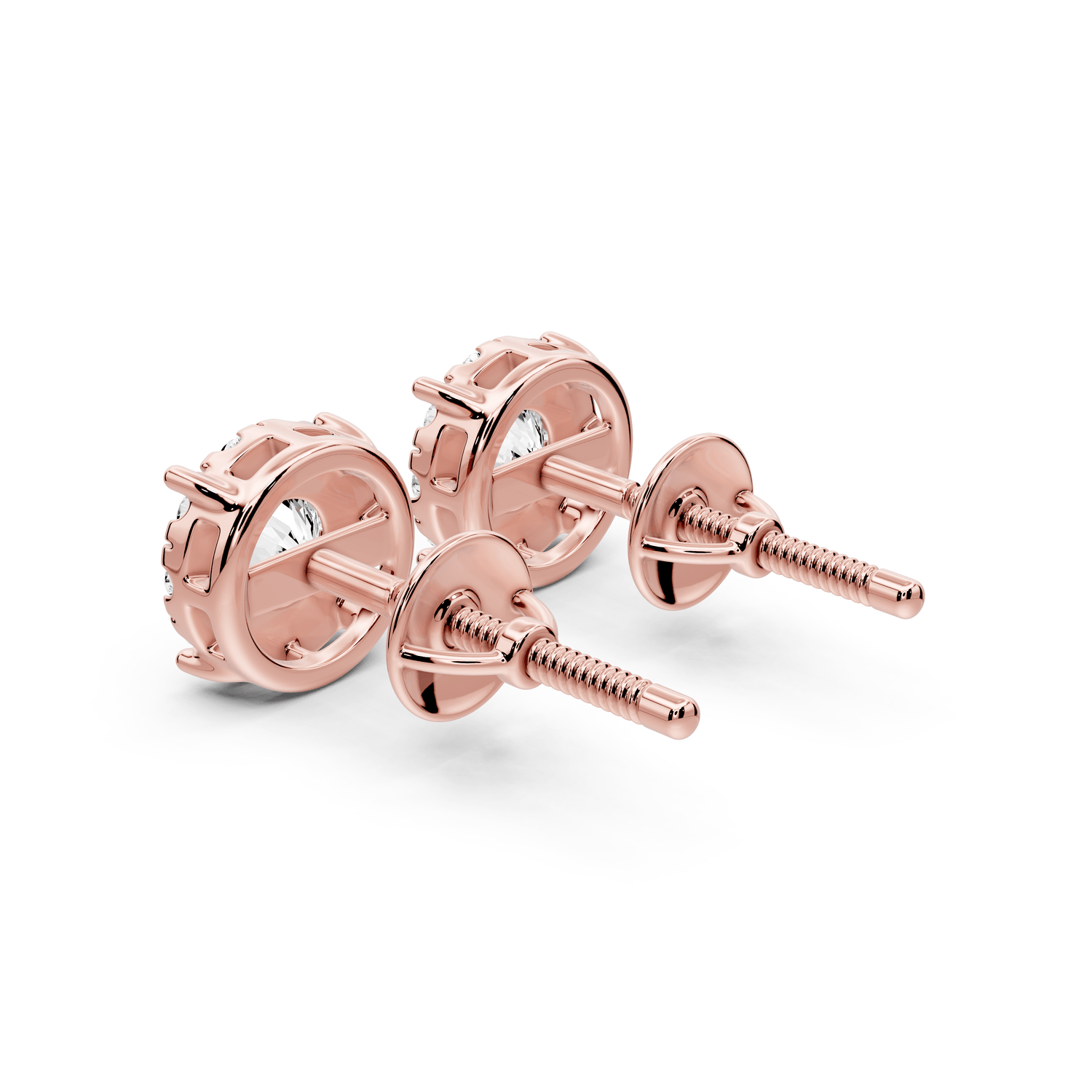 Amber Earrings Rose Gold - Mr. Alex Jewelry