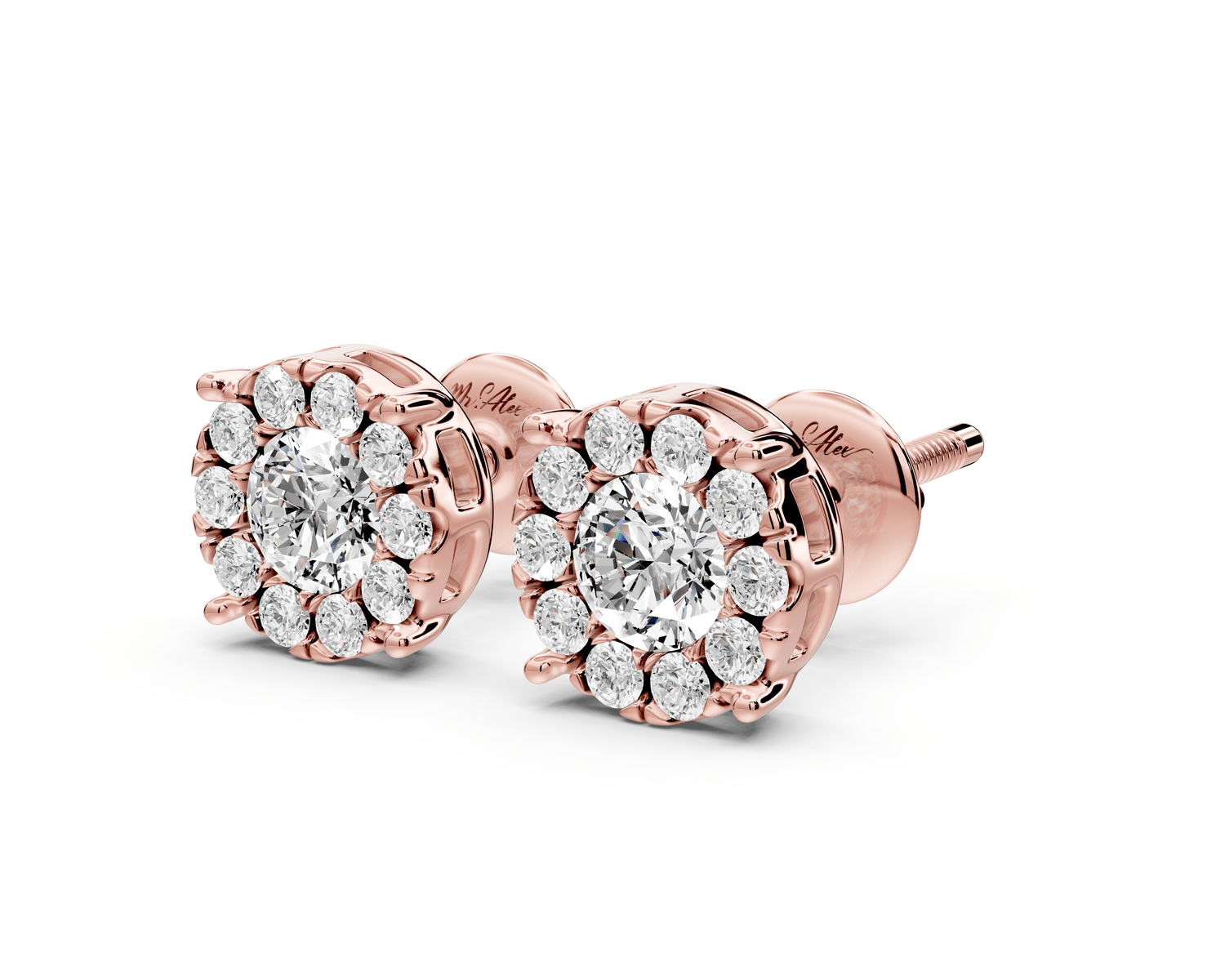 Amber Earrings Rose Gold - Mr. Alex Jewelry