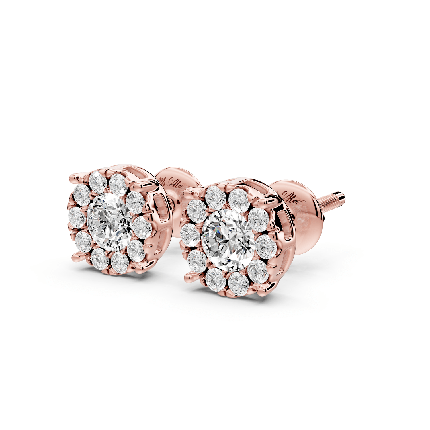 Amber Earrings Rose Gold - Mr. Alex Jewelry