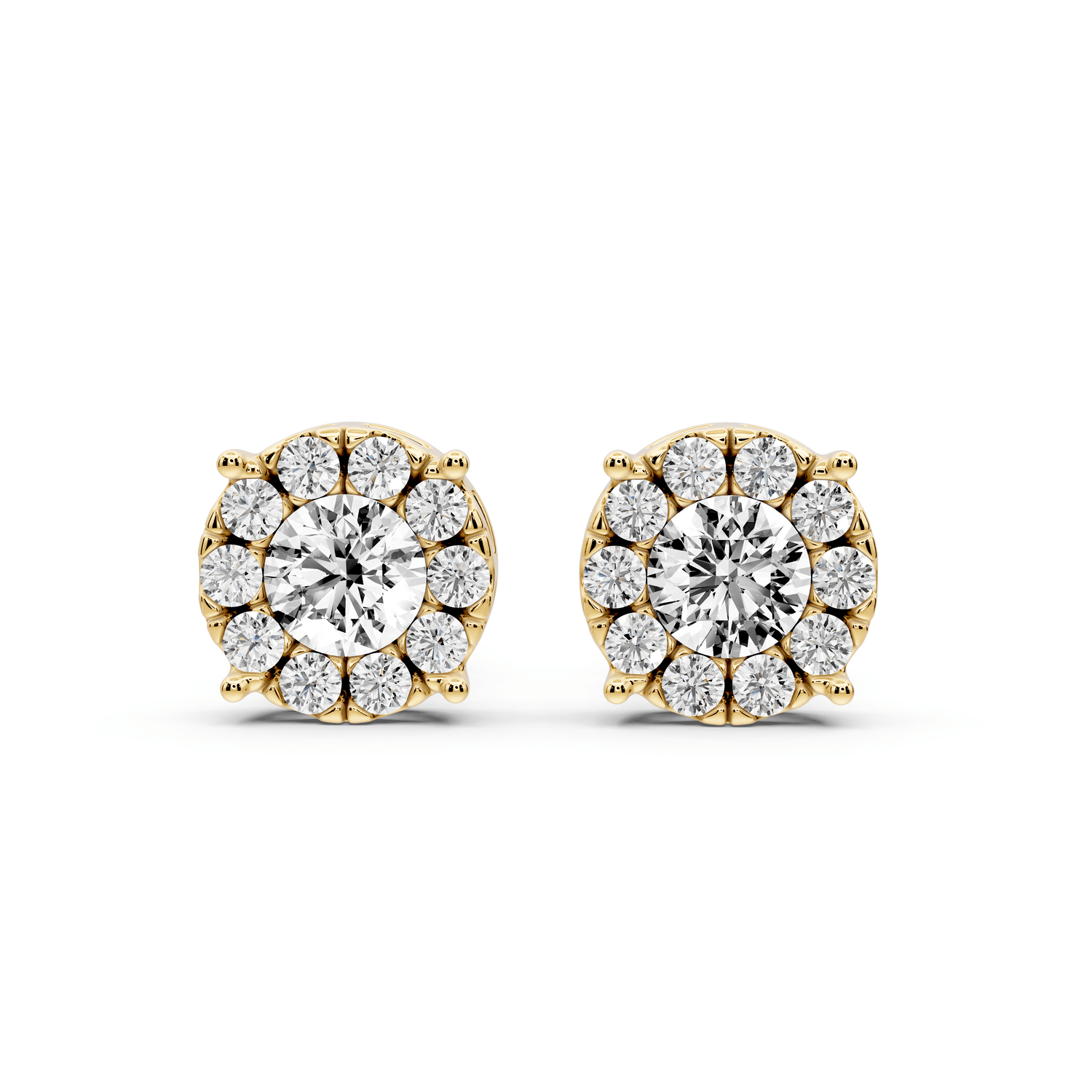 Amber Earrings Yellow Gold - Mr. Alex Jewelry