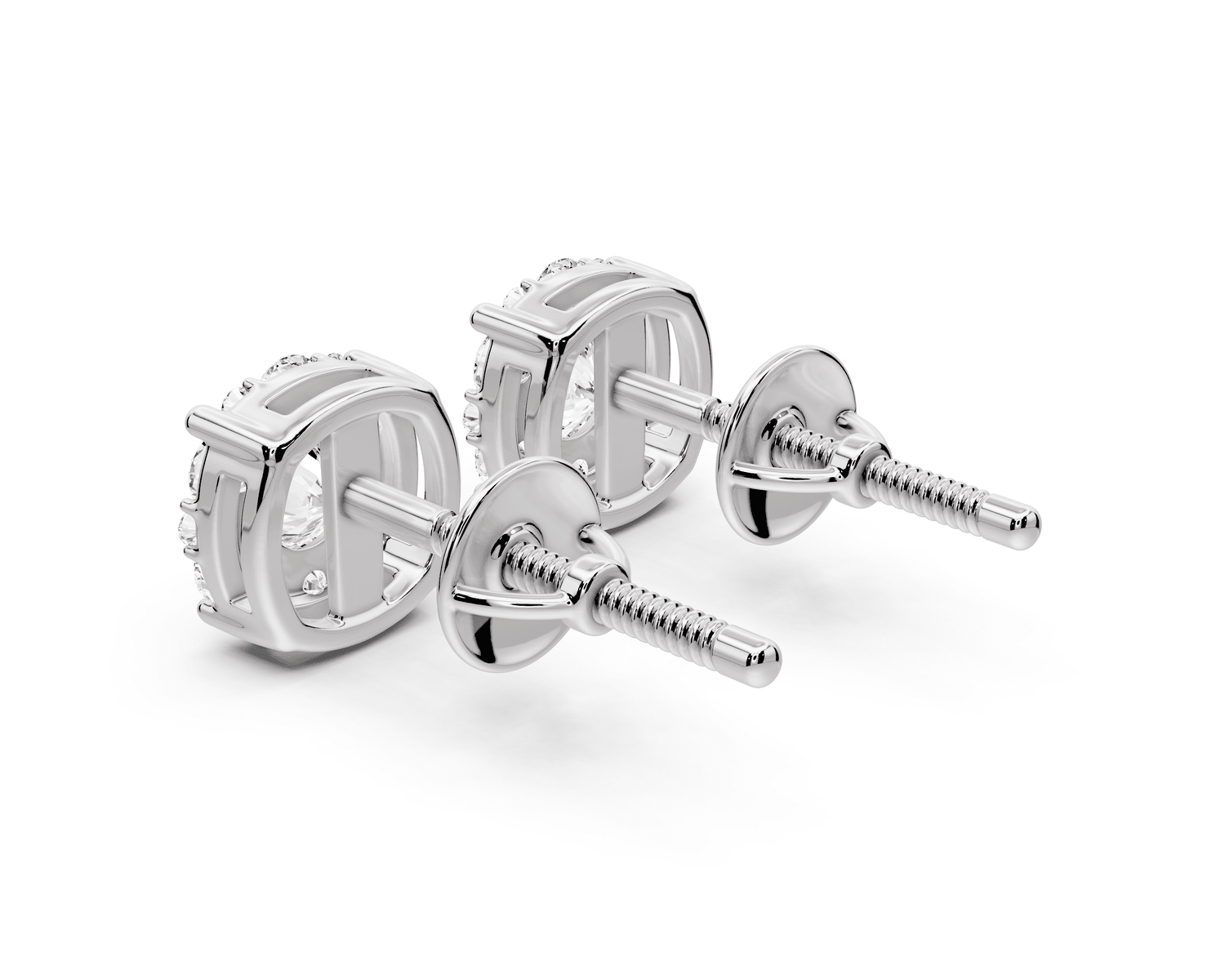 Aria Earrings White Gold - Mr. Alex Jewelry