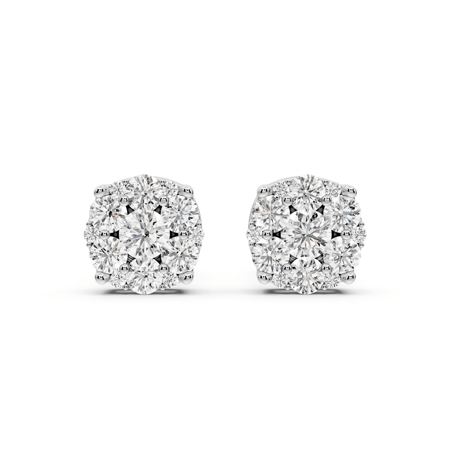 Aria Earrings White Gold - Mr. Alex Jewelry