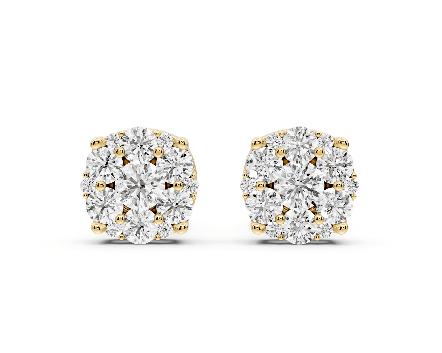 Aria Earrings Yellow Gold - Mr. Alex Jewelry