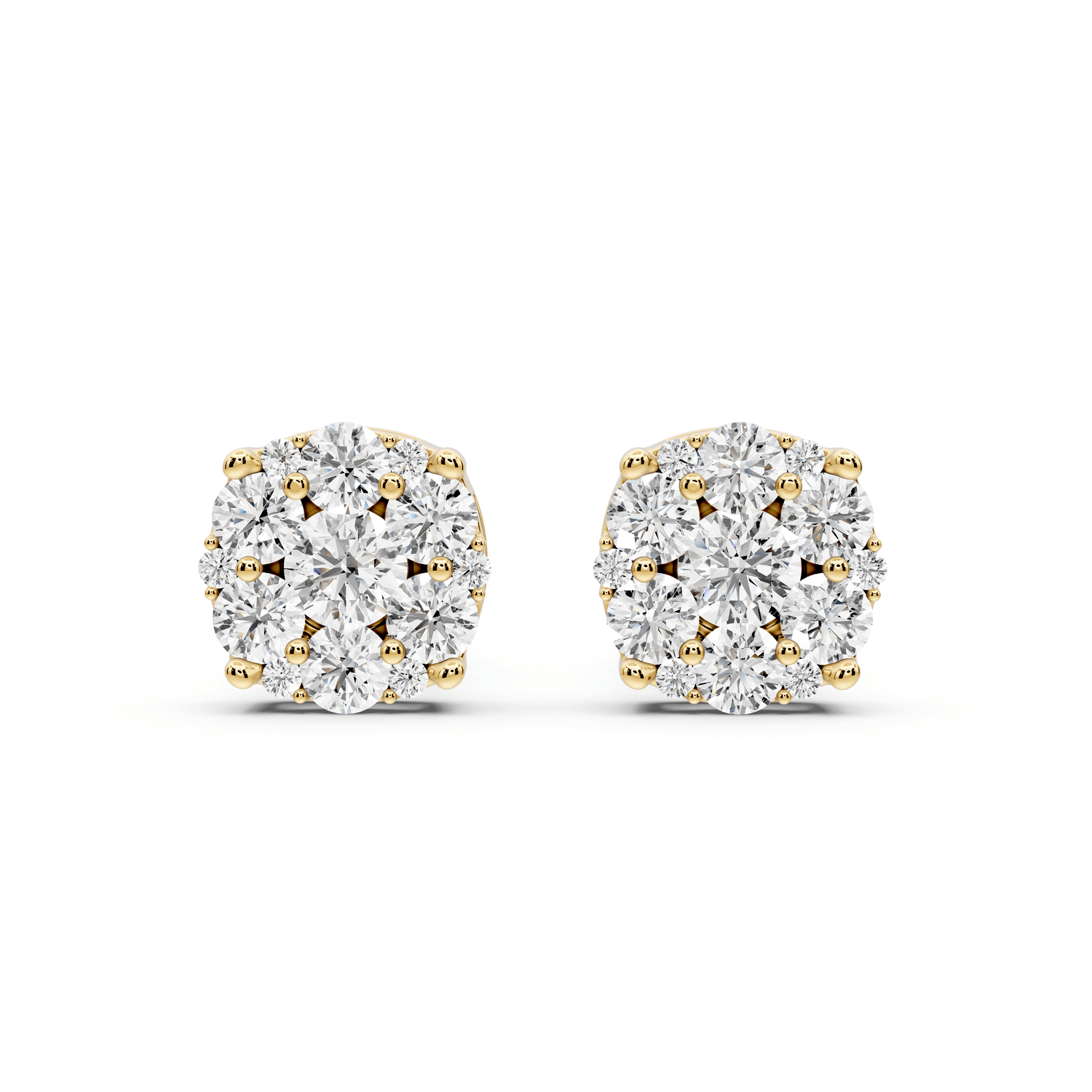 Aria Earrings Yellow Gold - Mr. Alex Jewelry