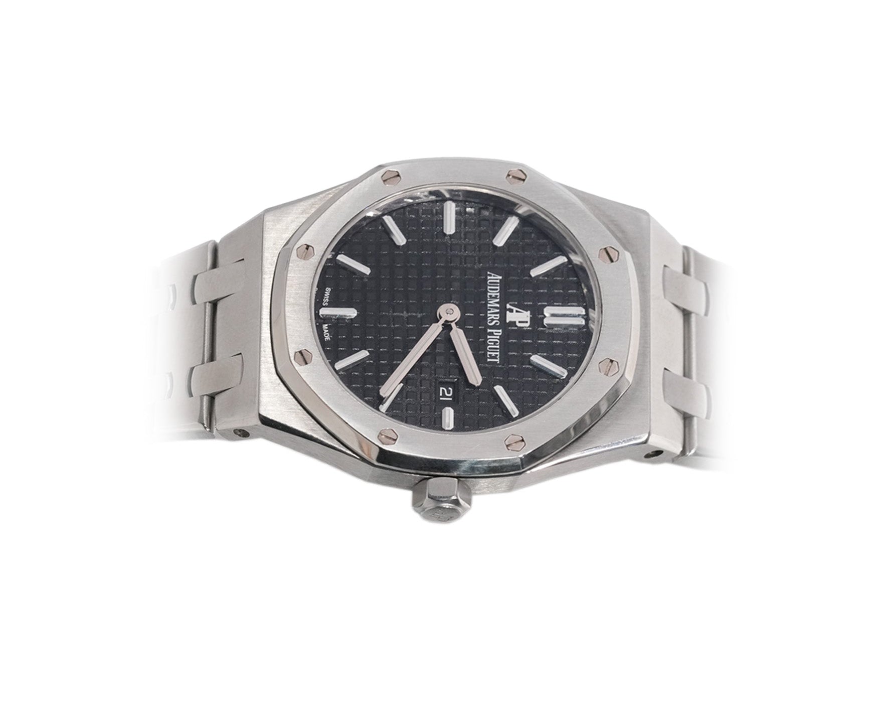 Audemars Piguet Royal Oak 33mm Stainless Steel Black Dial Ref:67650ST - Mr. Alex Jewelry