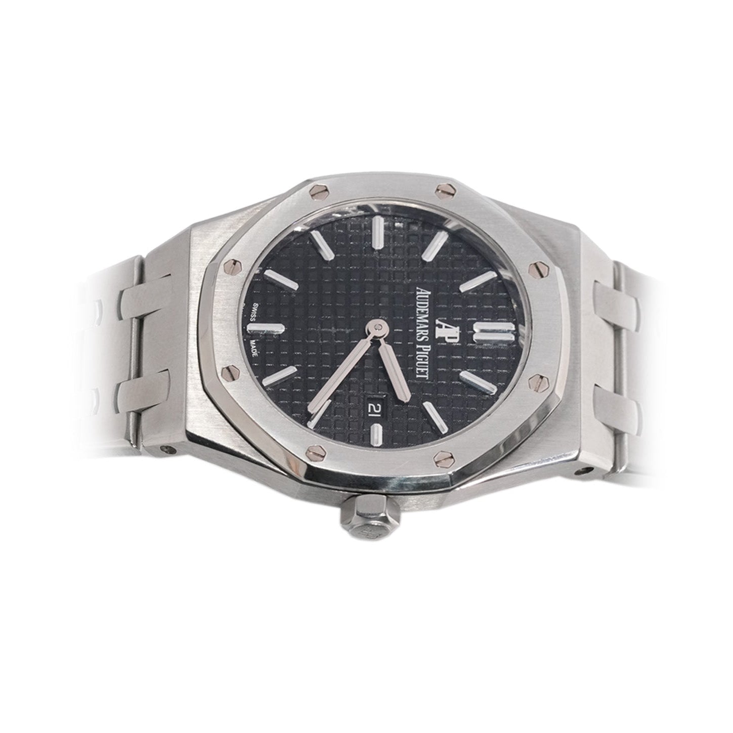 Audemars Piguet Royal Oak 33mm Stainless Steel Black Dial Ref:67650ST - Mr. Alex Jewelry