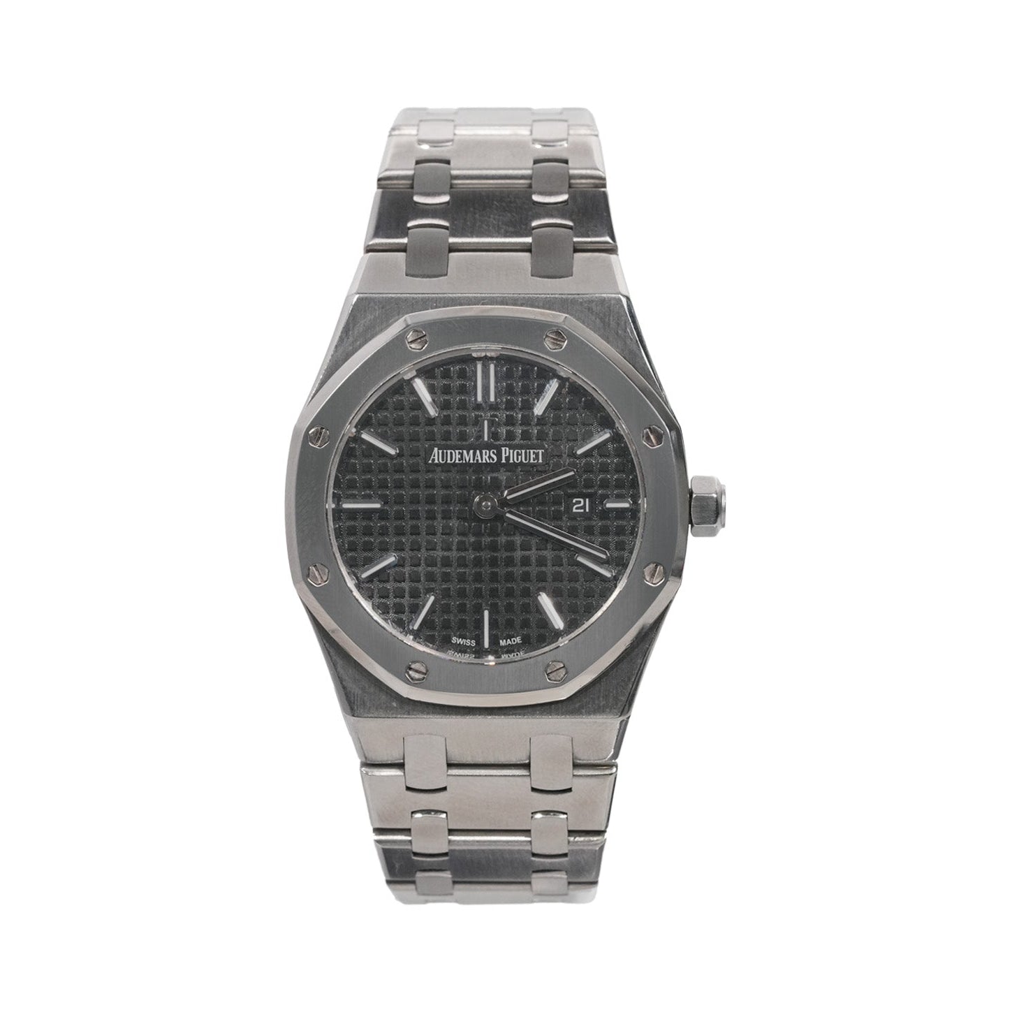 Audemars Piguet Royal Oak 33mm Stainless Steel Black Dial Ref:67650ST - Mr. Alex Jewelry